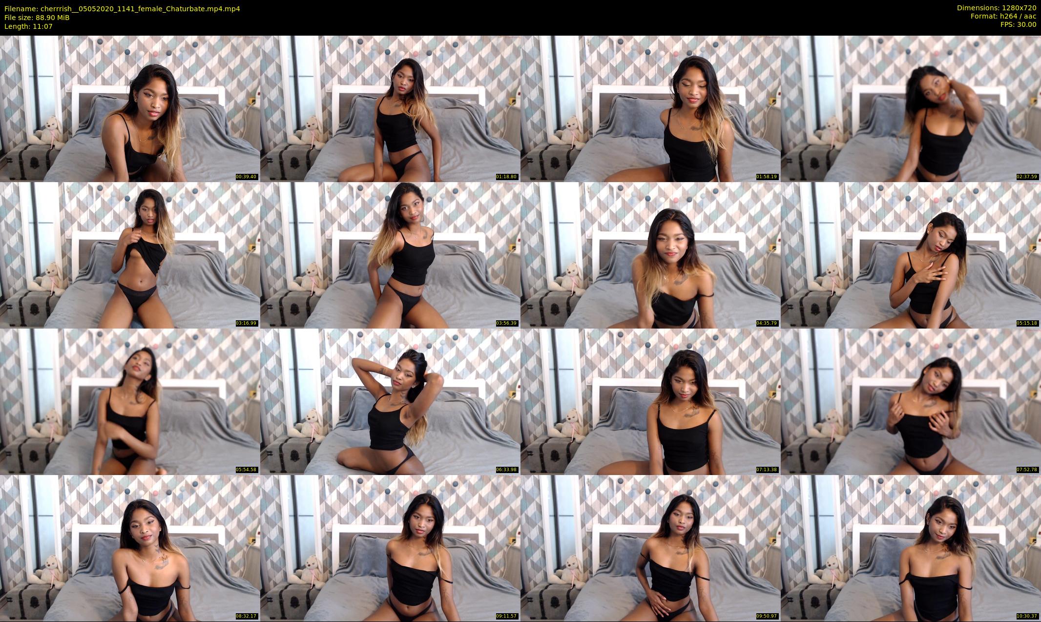 cherrrish_ — 12 minute Chaturbate female cam show recording, 720p, May 5, 2020