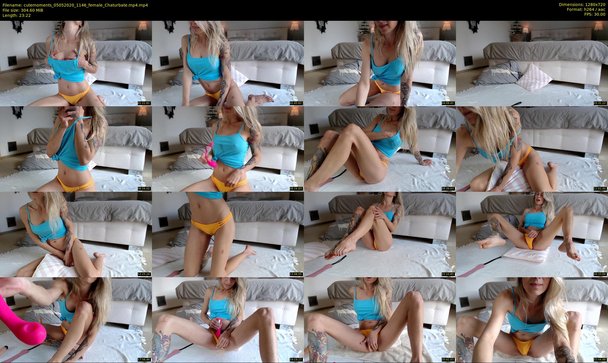 cutemoments — 24 minute Chaturbate female cam show recording, 720p, May 5, 2020