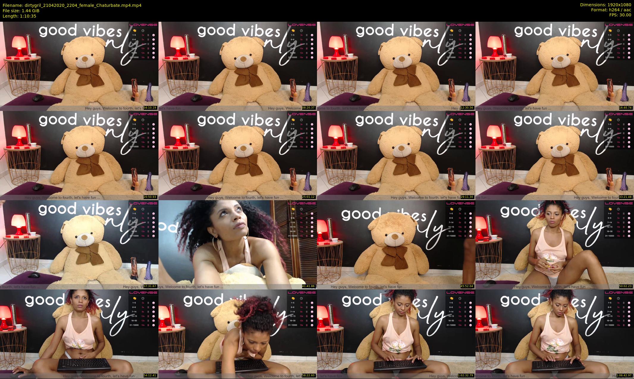 dirtygril — 71 minute Chaturbate female cam show recording, 1080p, Apr 21, 2020