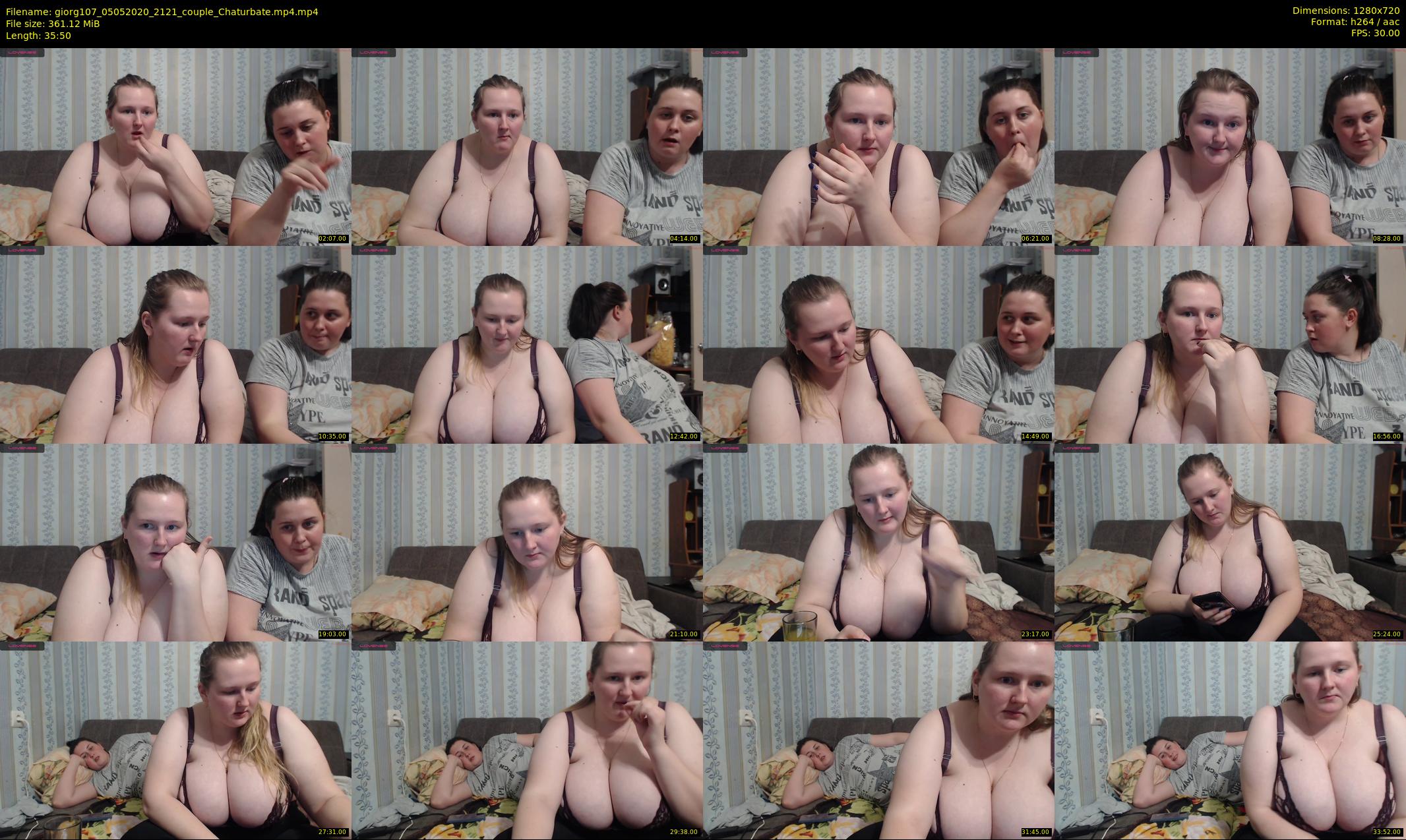 giorg107 — 36 minute Chaturbate couple cam show recording, 720p, May 5, 2020