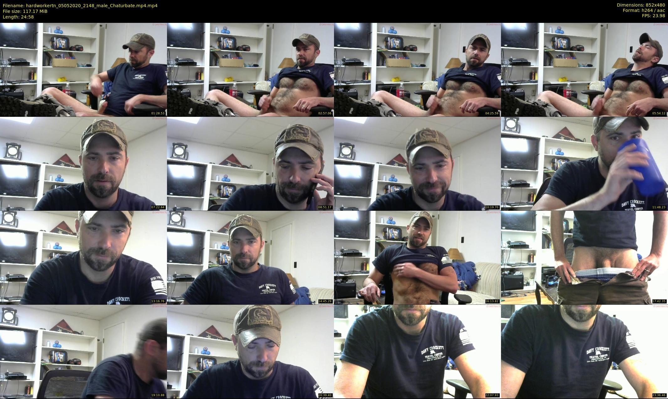 hardworkertn — 25 minute Chaturbate male cam show recording, 480p, May 5, 2020