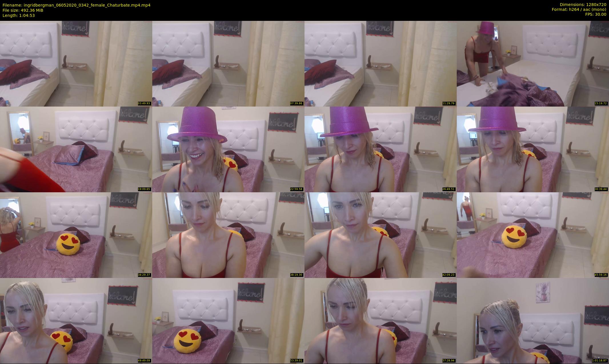 ingridbergman — 65 minute Chaturbate female cam show recording, 720p, May 6, 2020