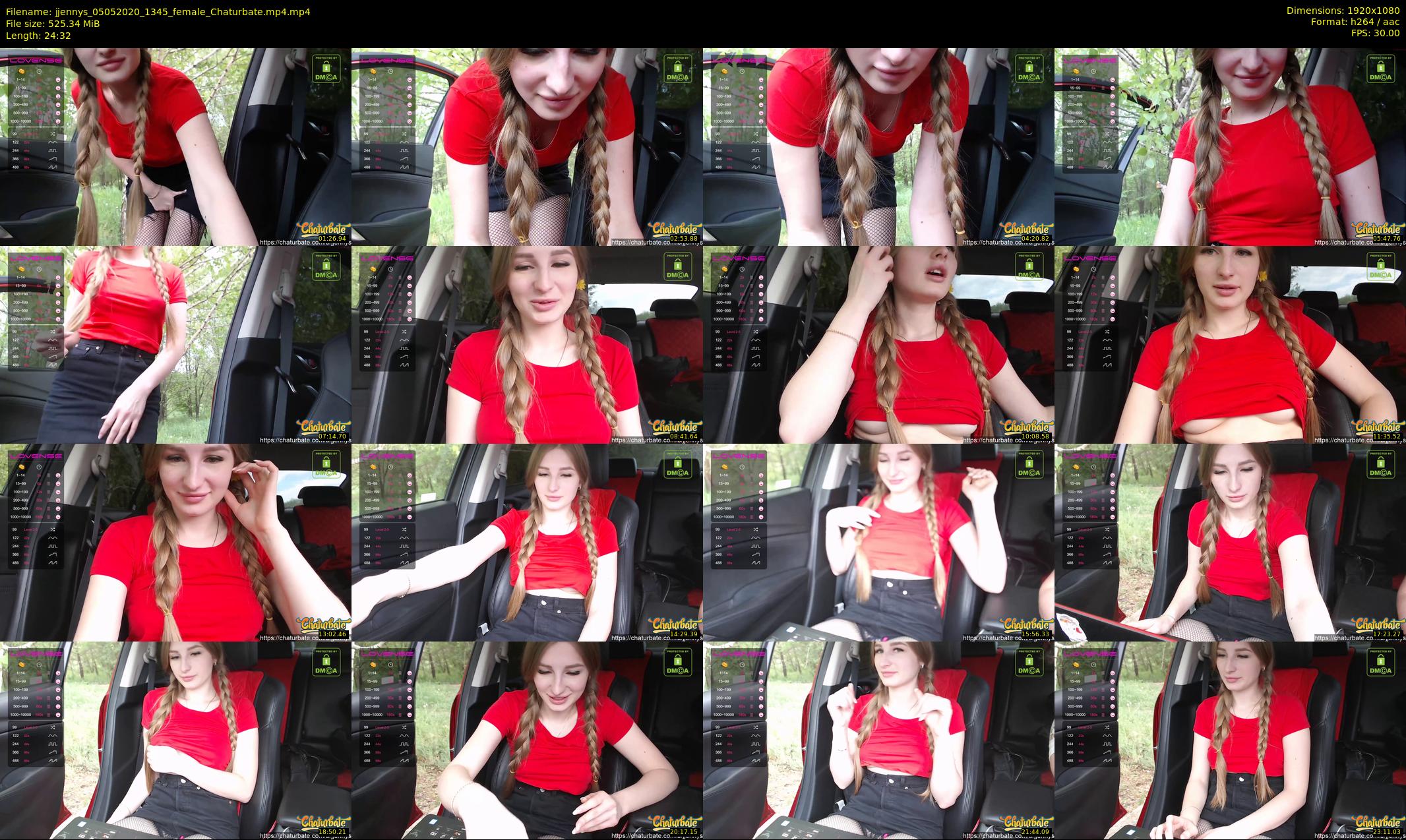 jjennys — 25 minute Chaturbate female cam show recording, 1080p, May 5, 2020
