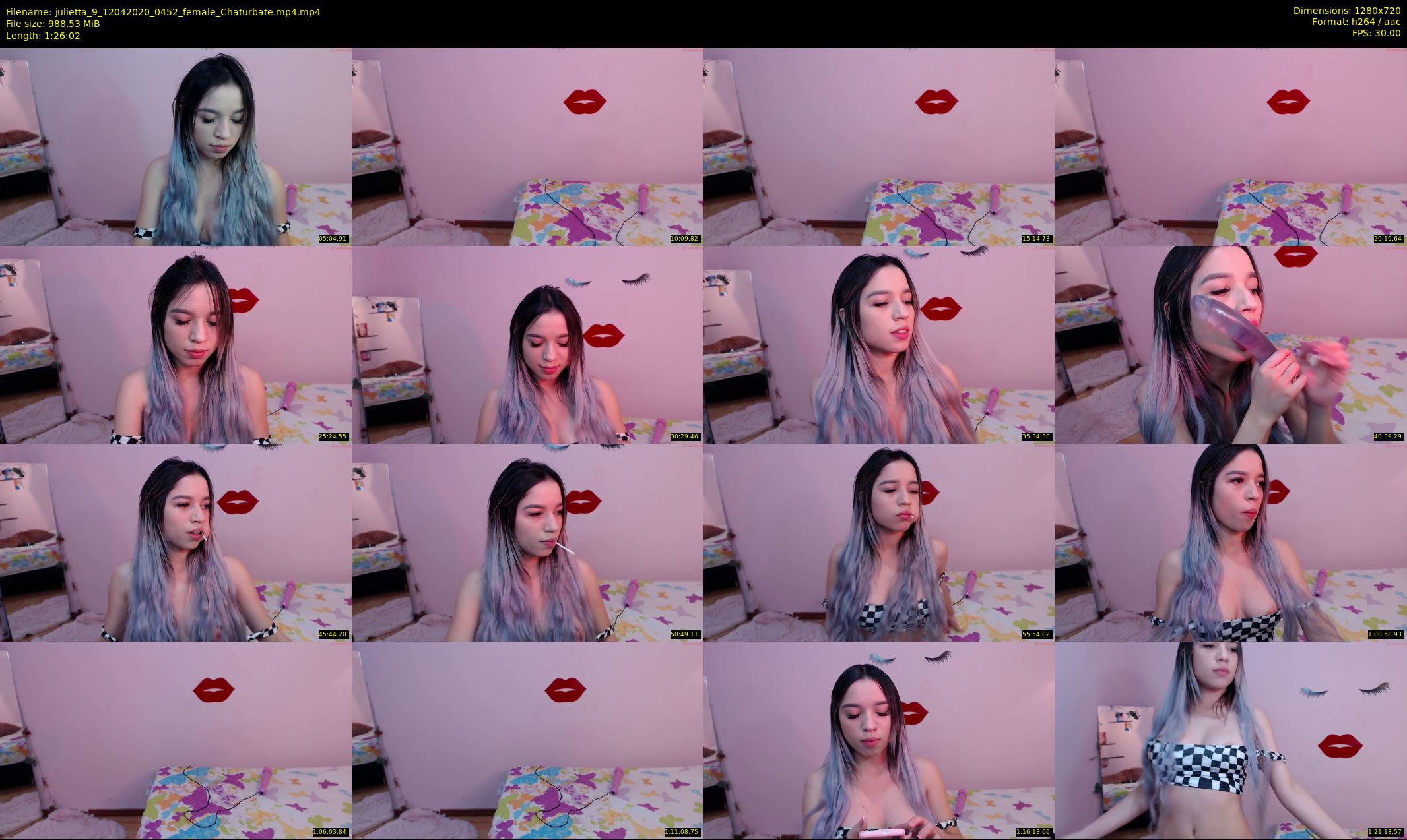 julietta_9 — 87 minute Chaturbate female cam show recording, 720p, Apr 12, 2020