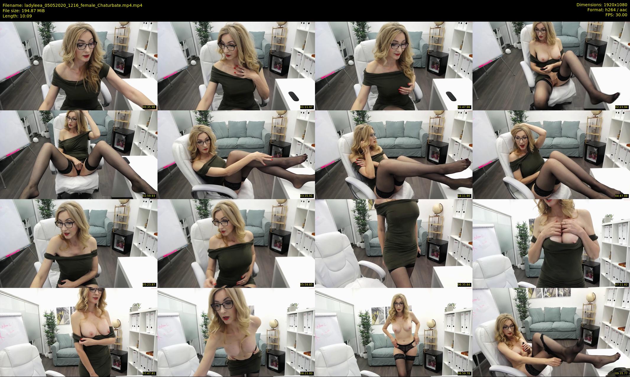 ladyleea — 11 minute Chaturbate female cam show recording, 1080p, May 5, 2020