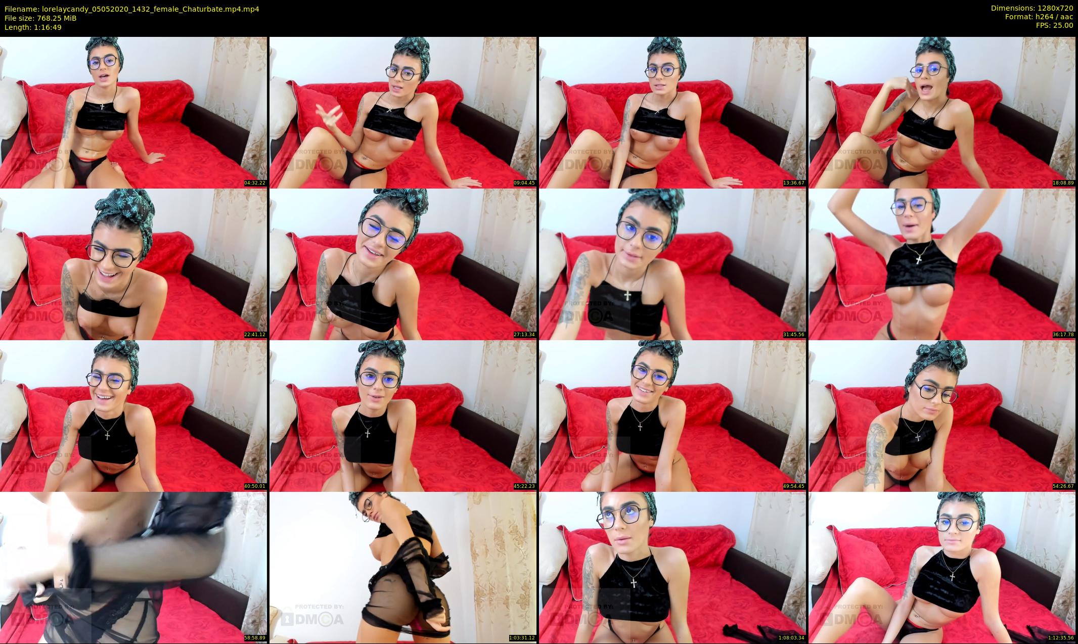 lorelaycandy — 77 minute Chaturbate female cam show recording, 720p, May 5, 2020