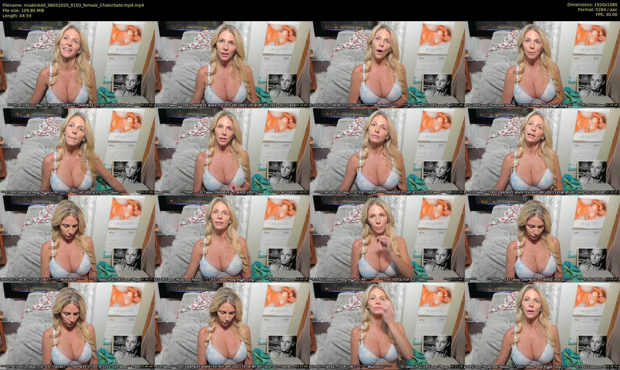miakinkdd — 5 minute Chaturbate female cam show recording, 1080p, May 6, 2020