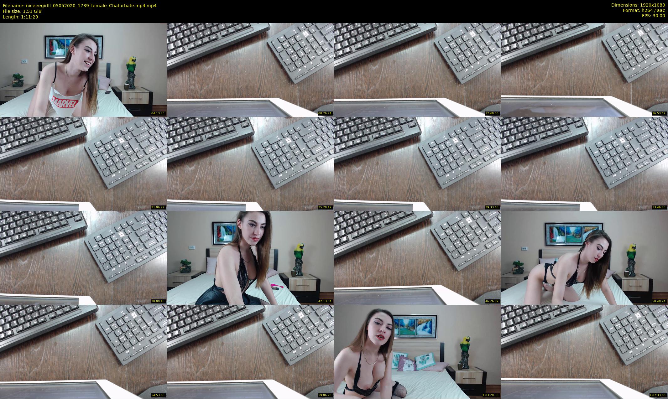 niceeegirlll — 72 minute Chaturbate couple cam show recording, 1080p, May 5, 2020