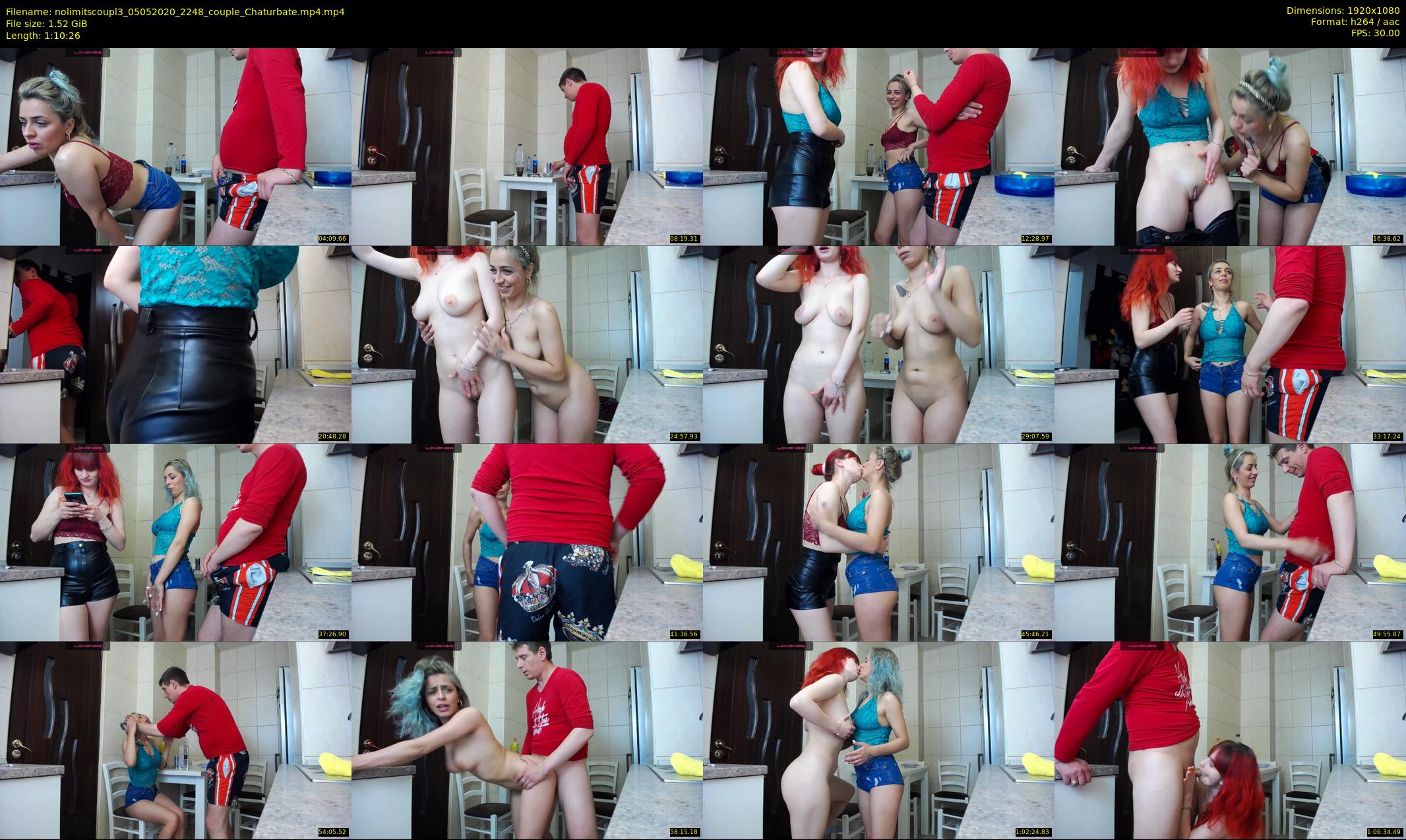 nolimitscoupl3 — 71 minute Chaturbate couple cam show recording, 1080p, May 5, 2020
