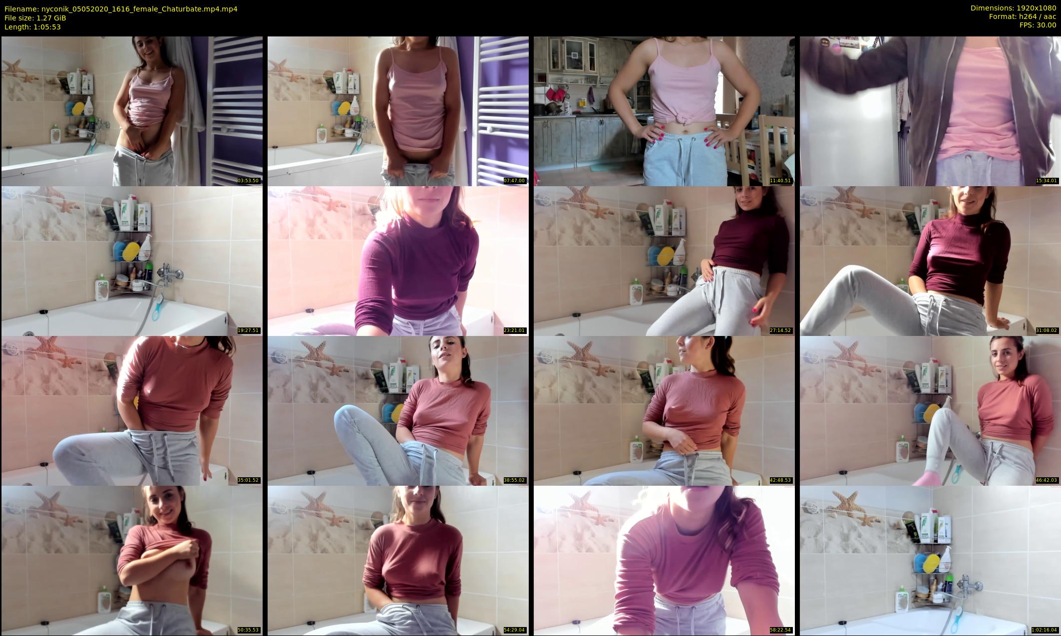 nyconik — 66 minute Chaturbate female cam show recording, 1080p, May 5, 2020