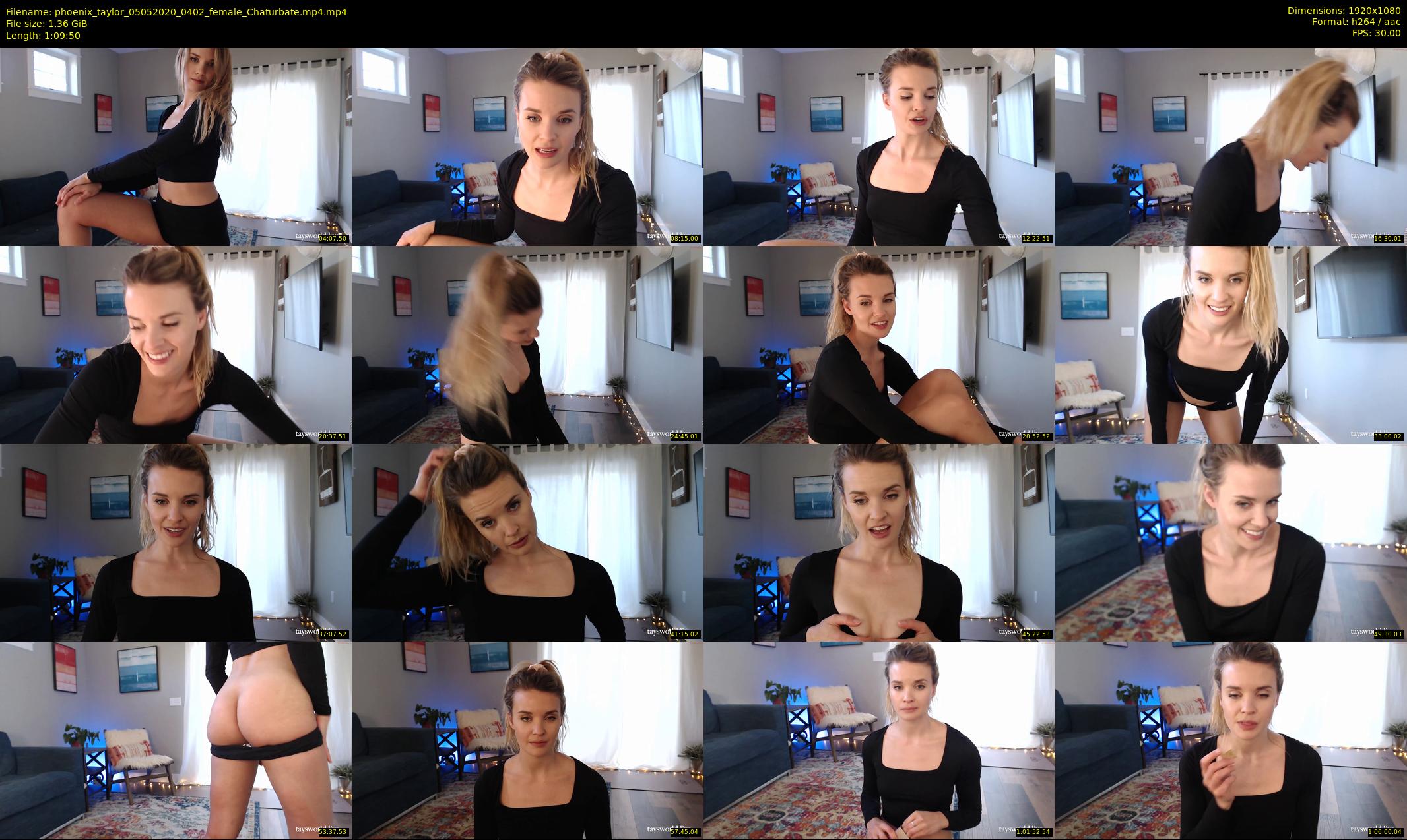 phoenix_taylor — 70 minute Chaturbate female cam show recording, 1080p, May 5, 2020
