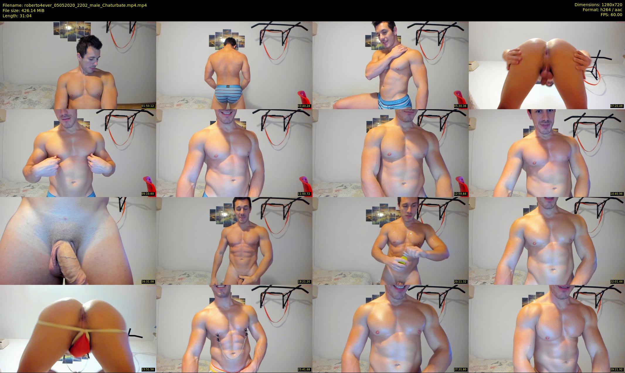 roberto4ever — 32 minute Chaturbate male cam show recording, 720p, May 5, 2020