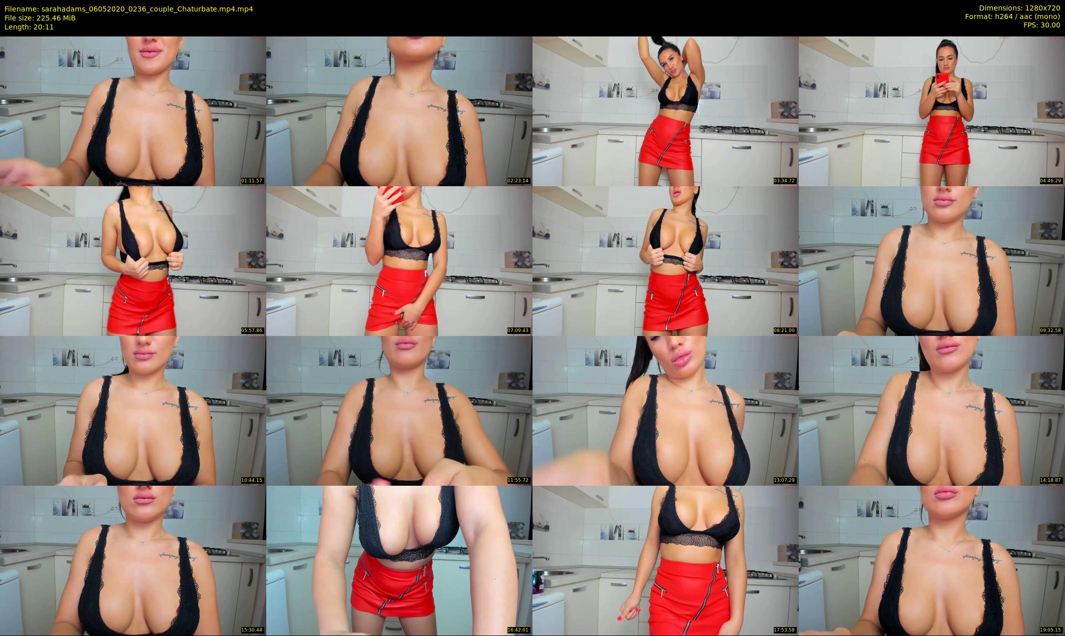 sarahadams — 21 minute Chaturbate female cam show recording, 720p, May 6, 2020