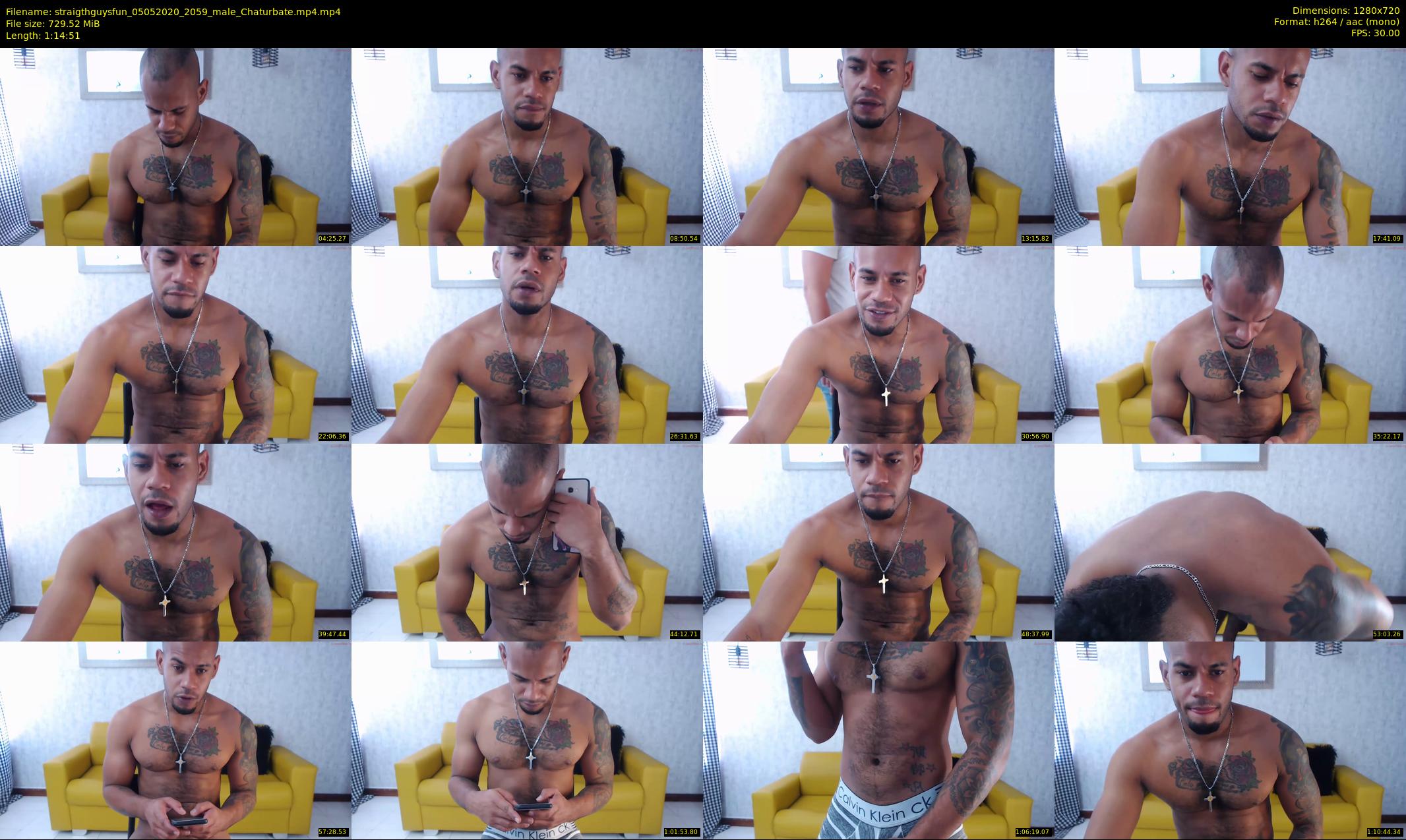 straigthguysfun — 75 minute Chaturbate male cam show recording, 720p, May 5, 2020