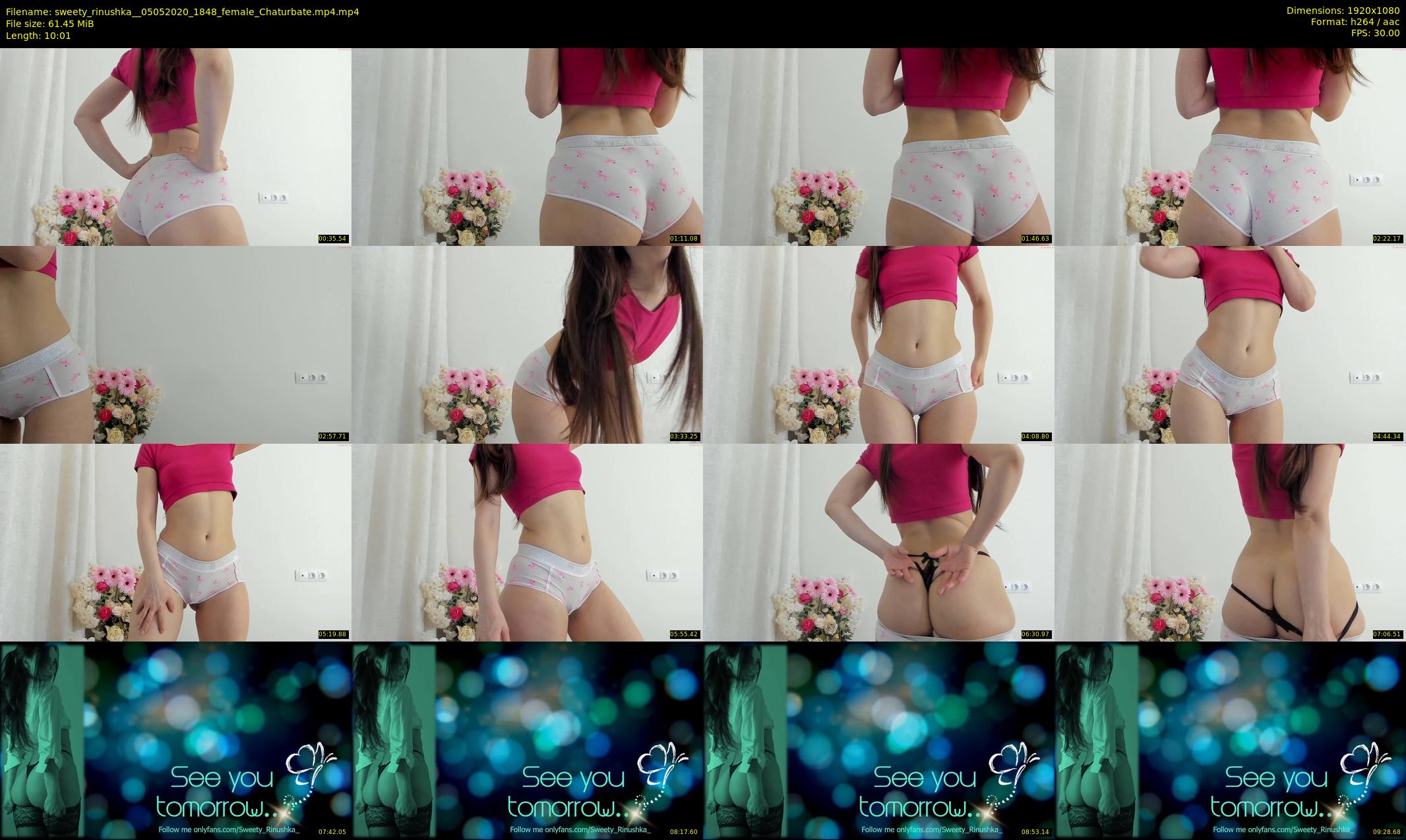 sweety_rinushka_ — 11 minute Chaturbate female cam show recording, 1080p, May 5, 2020