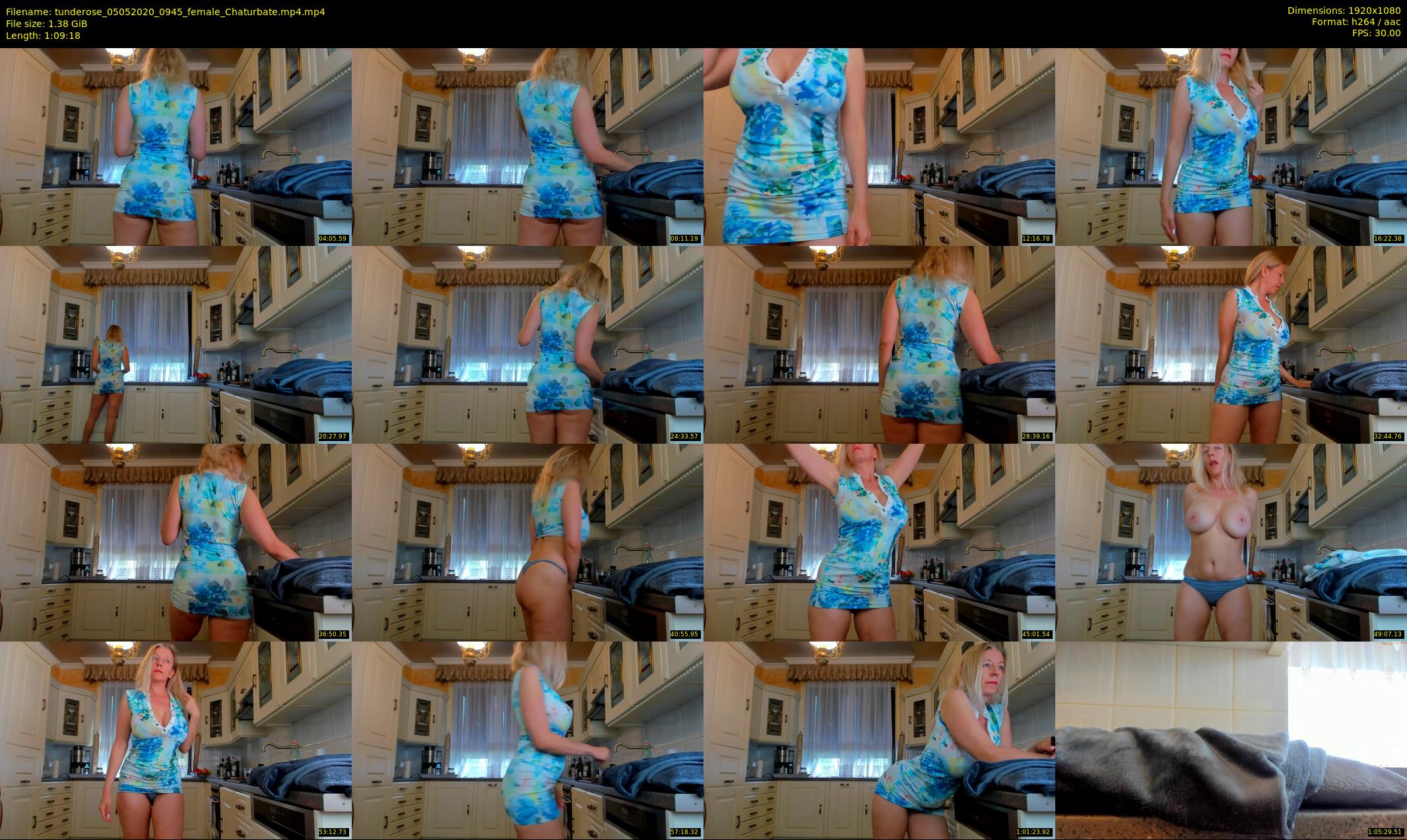 tunderose — 70 minute Chaturbate female cam show recording, 1080p, May 5, 2020