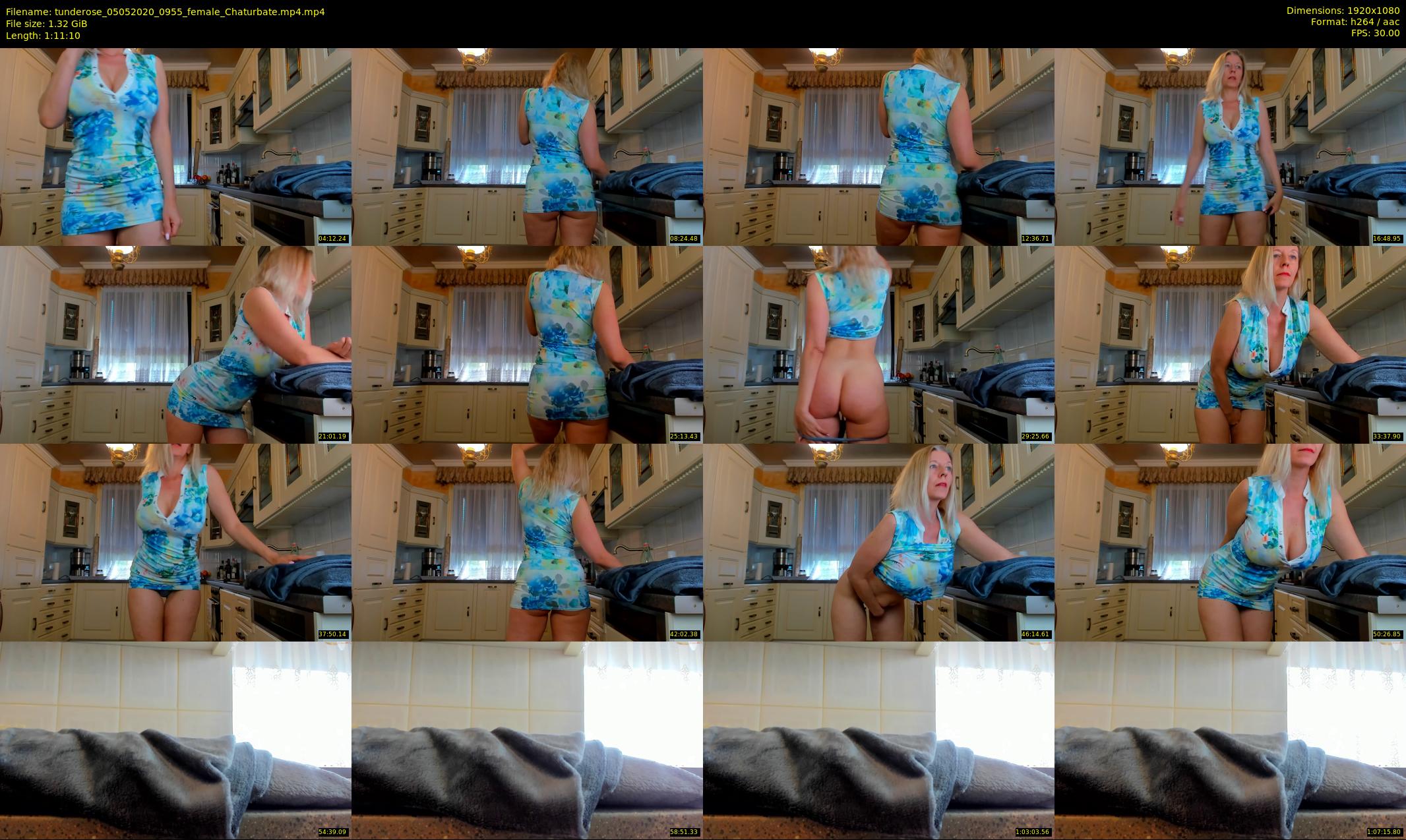 tunderose — 72 minute Chaturbate female cam show recording, 1080p, May 5, 2020