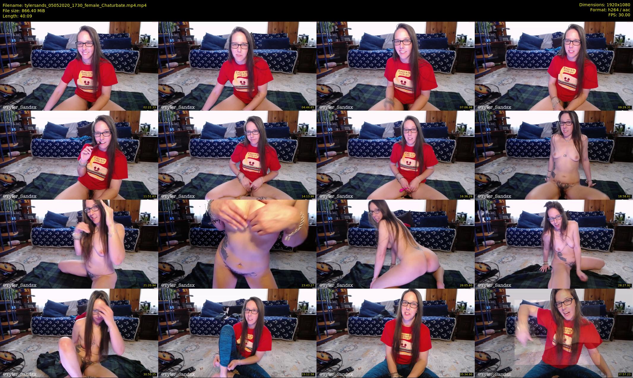 tylersands — 41 minute Chaturbate female cam show recording, 1080p, May 5, 2020