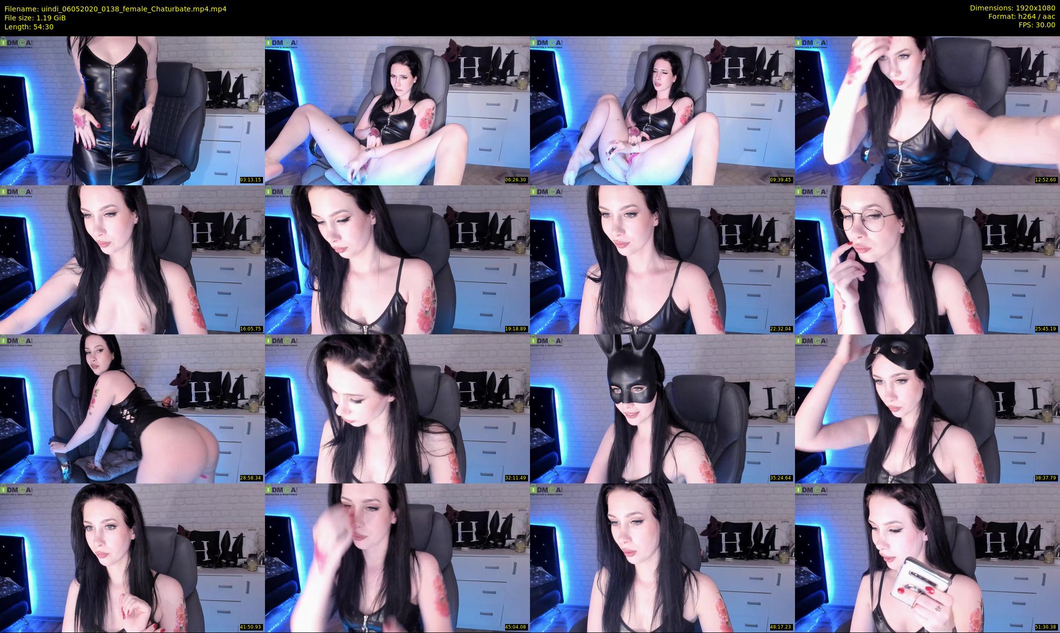 uindi — 55 minute Chaturbate female cam show recording, 1080p, May 6, 2020