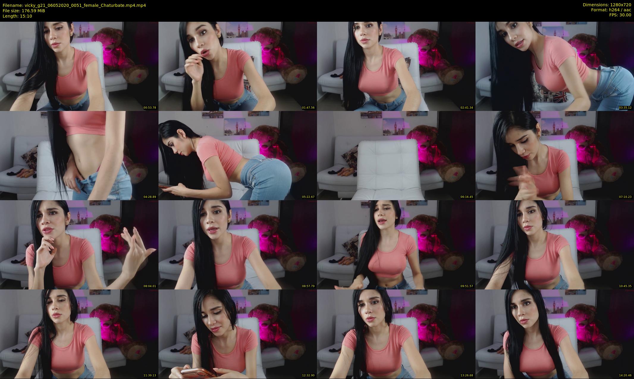 vicky_g21 — 16 minute Chaturbate female cam show recording, 720p, May 6, 2020
