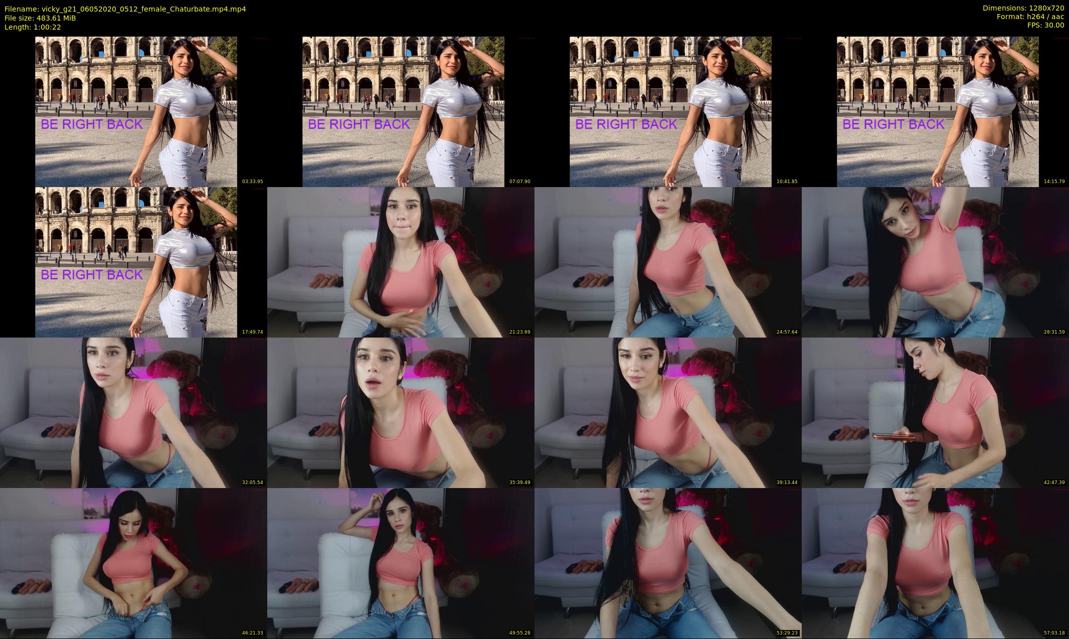 vicky_g21 — 61 minute Chaturbate female cam show recording, 720p, May 6, 2020