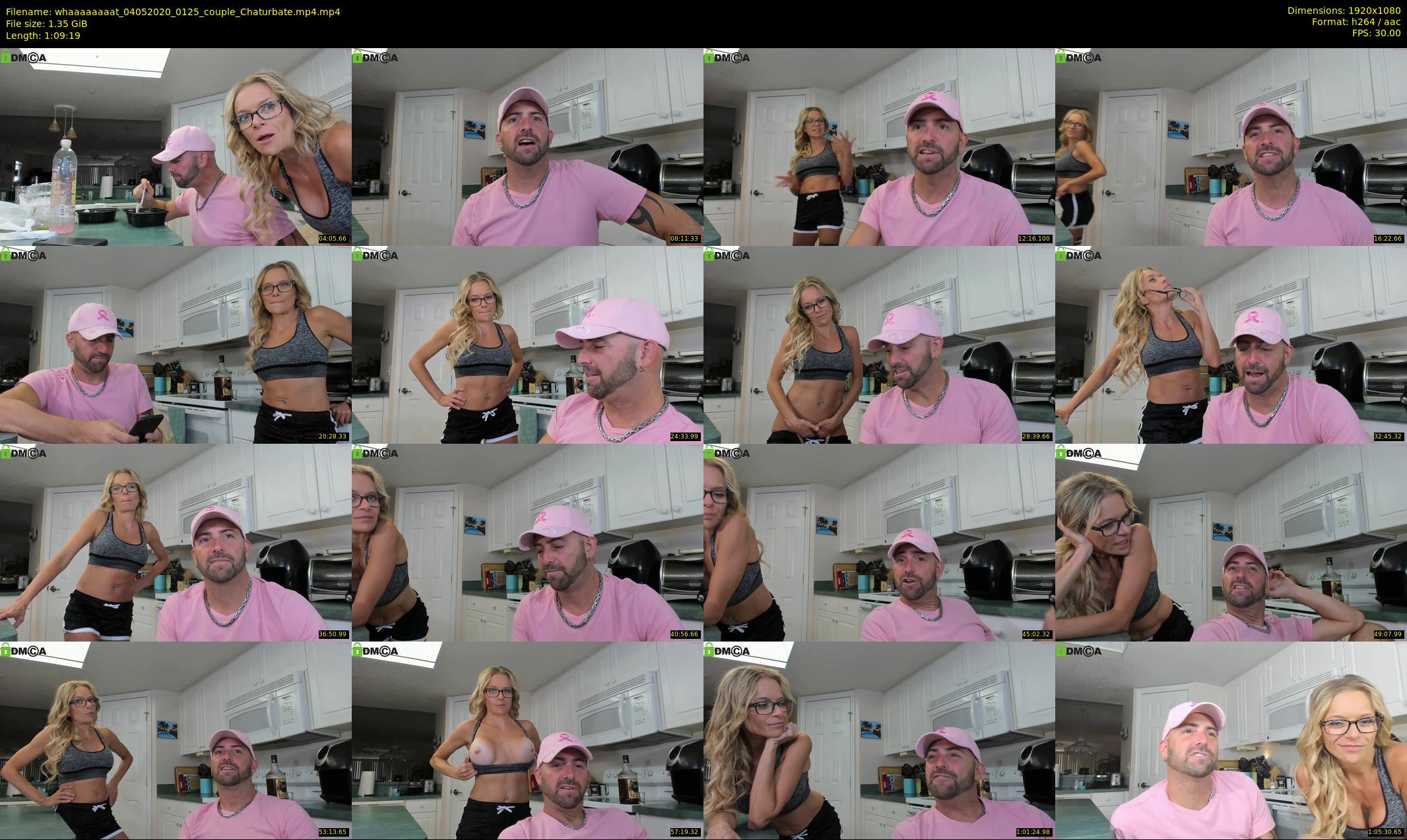 whaaaaaaaat — 70 minute Chaturbate couple cam show recording, 1080p, May 4, 2020