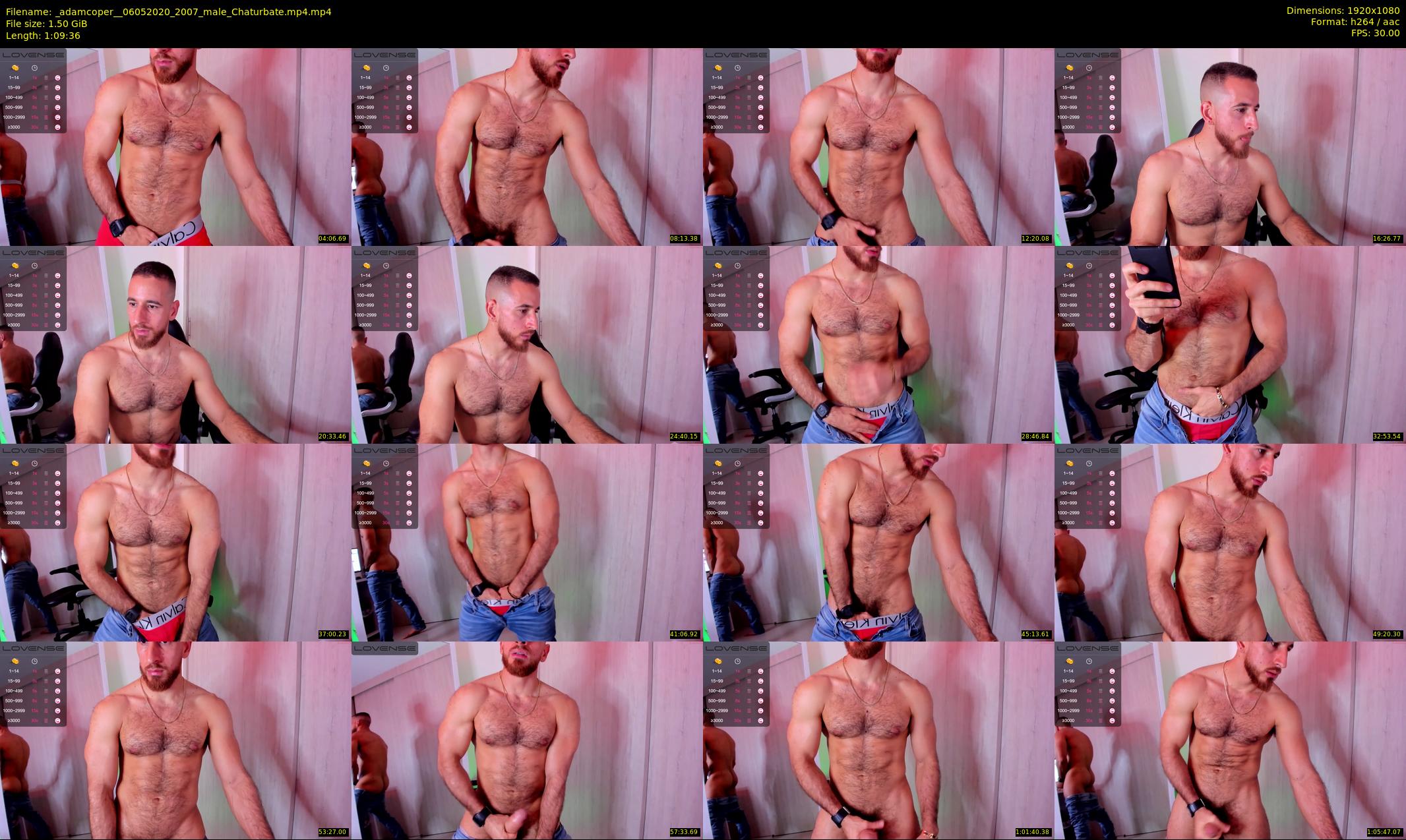 _adamcoper_ — 70 minute Chaturbate male cam show recording, 1080p, May 6, 2020