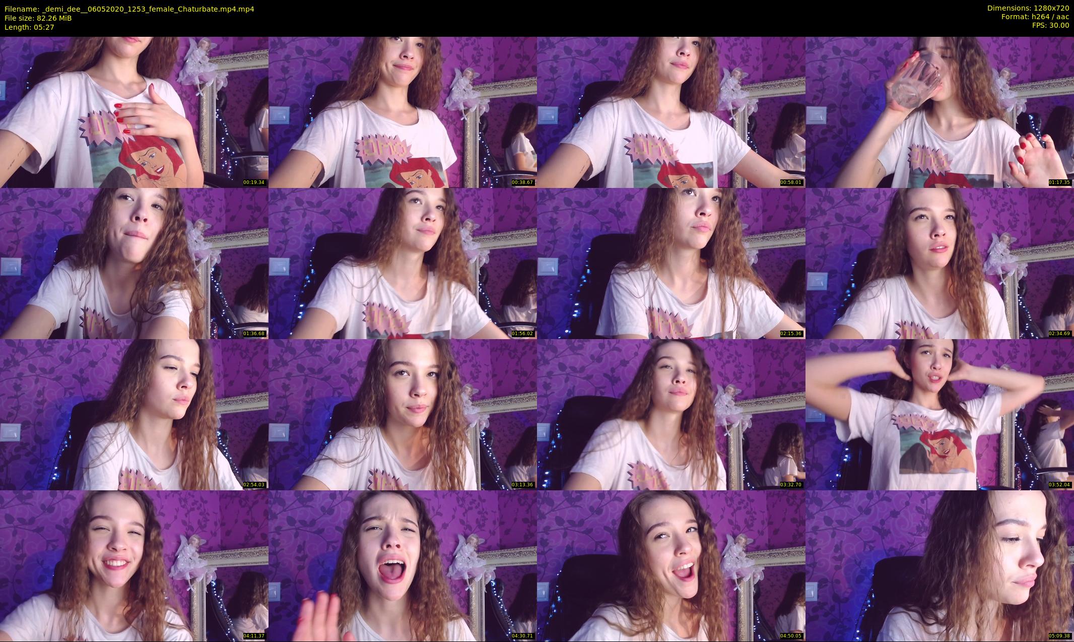 _demi_dee_ — 6 minute Chaturbate female cam show recording, 720p, May 6, 2020