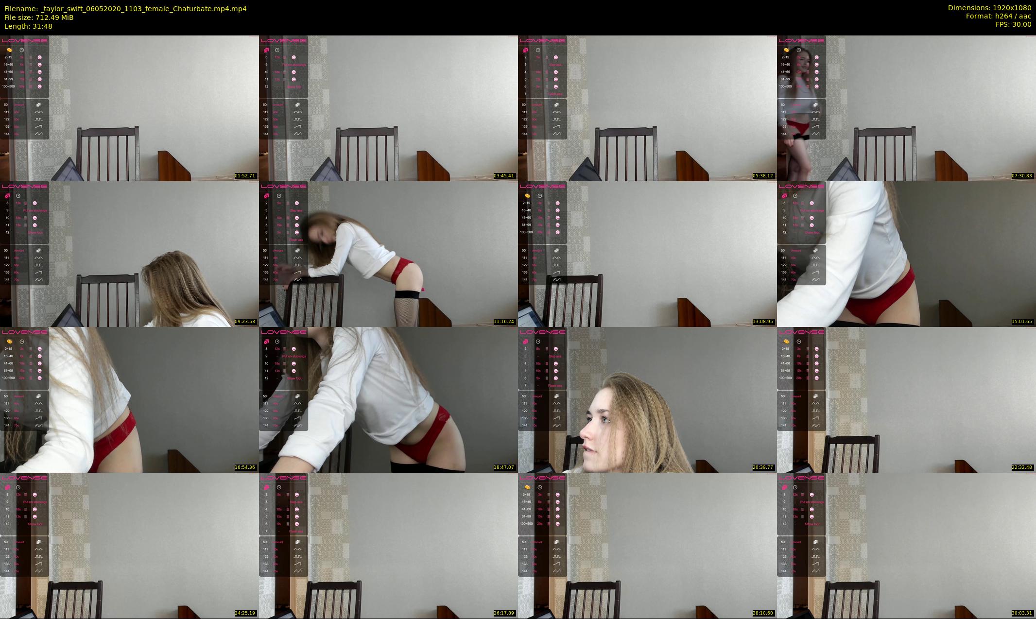 _taylor_swift — 32 minute Chaturbate female cam show recording, 1080p, May 6, 2020