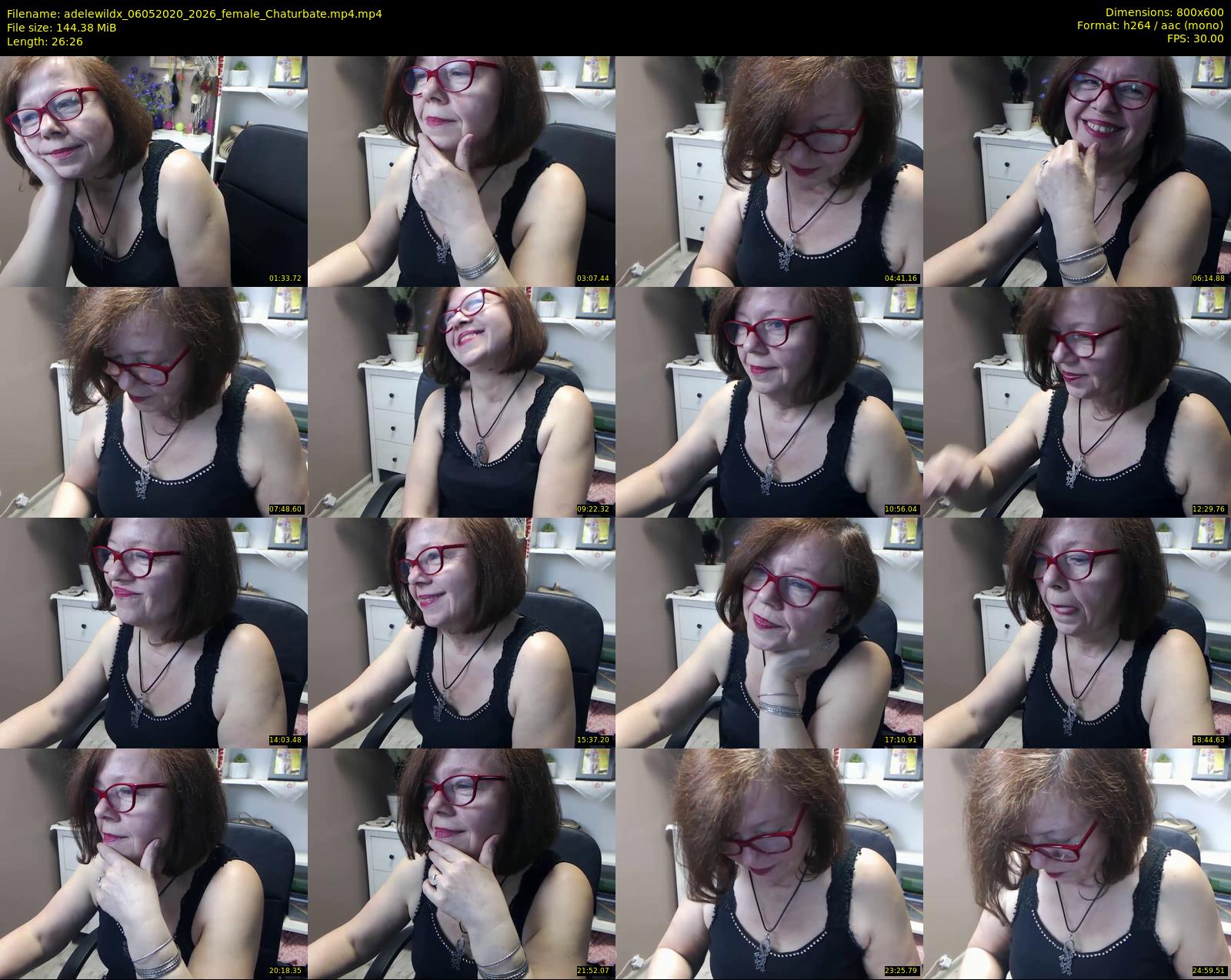 adelewildx — 27 minute Chaturbate female cam show recording, 480p, May 6, 2020