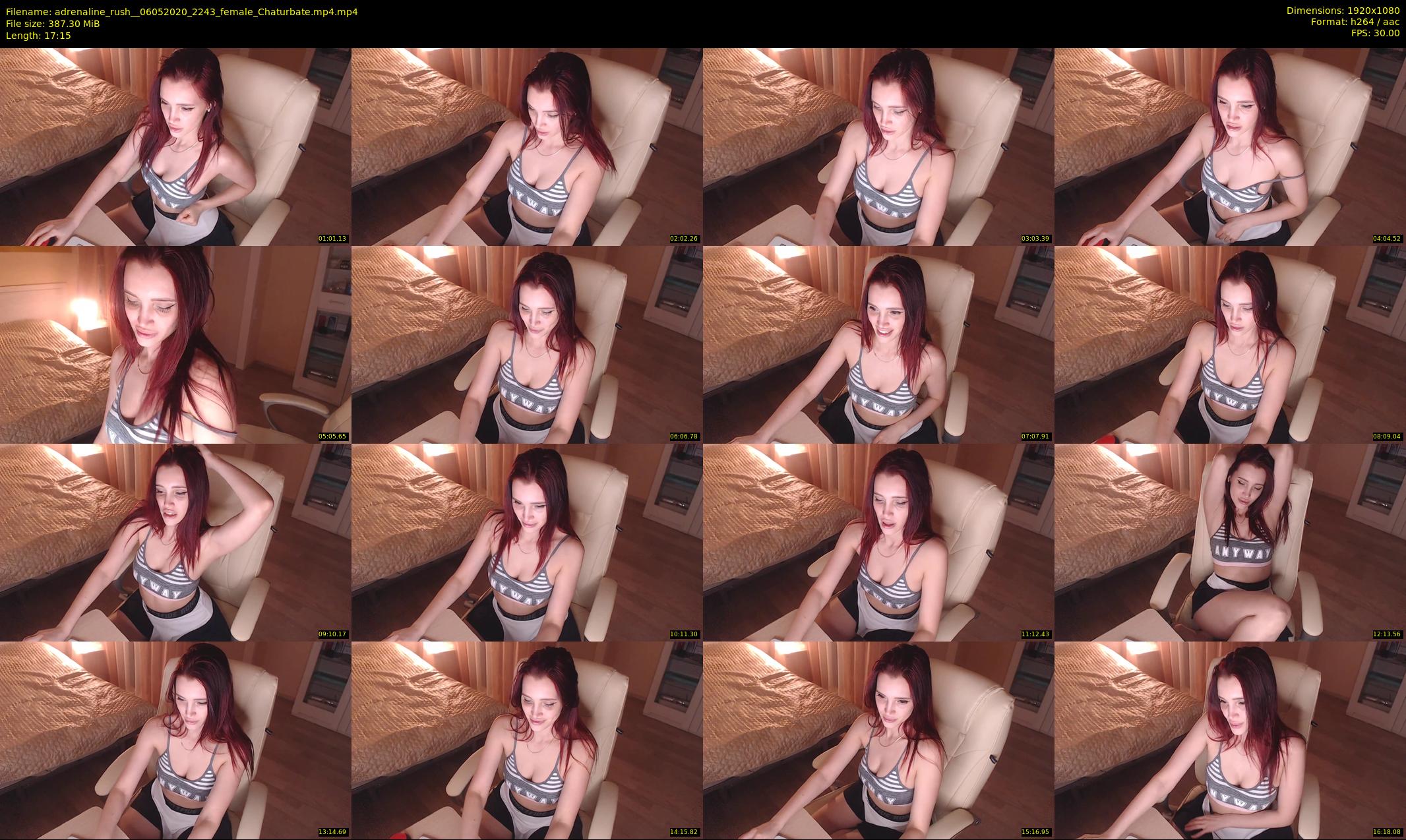 adrenaline_rush_ — 18 minute Chaturbate female cam show recording, 1080p, May 6, 2020