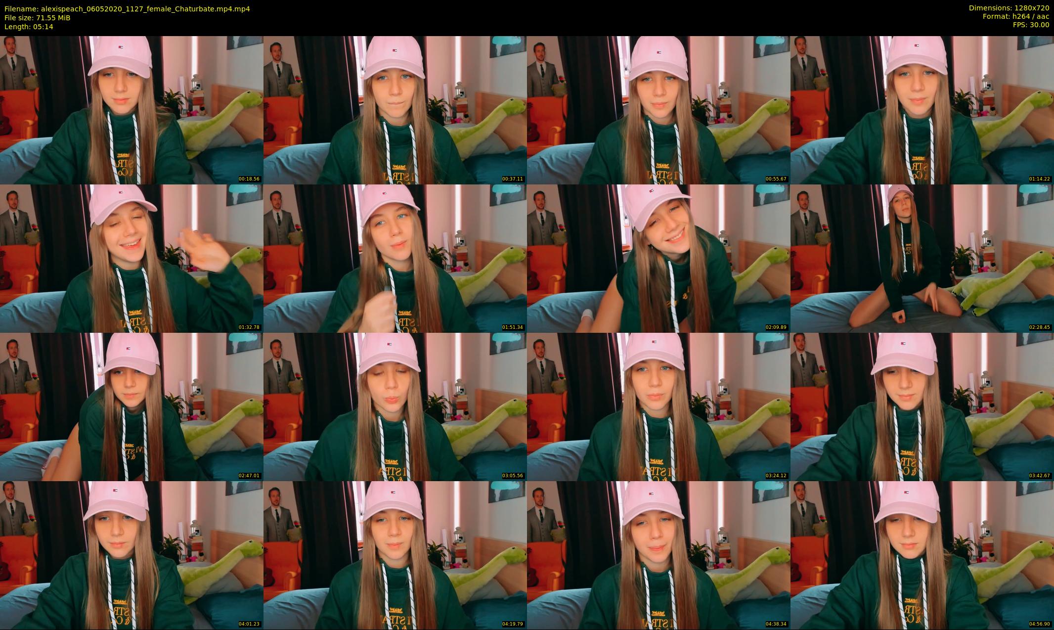 alexispeach — 6 minute Chaturbate female cam show recording, 720p, May 6, 2020