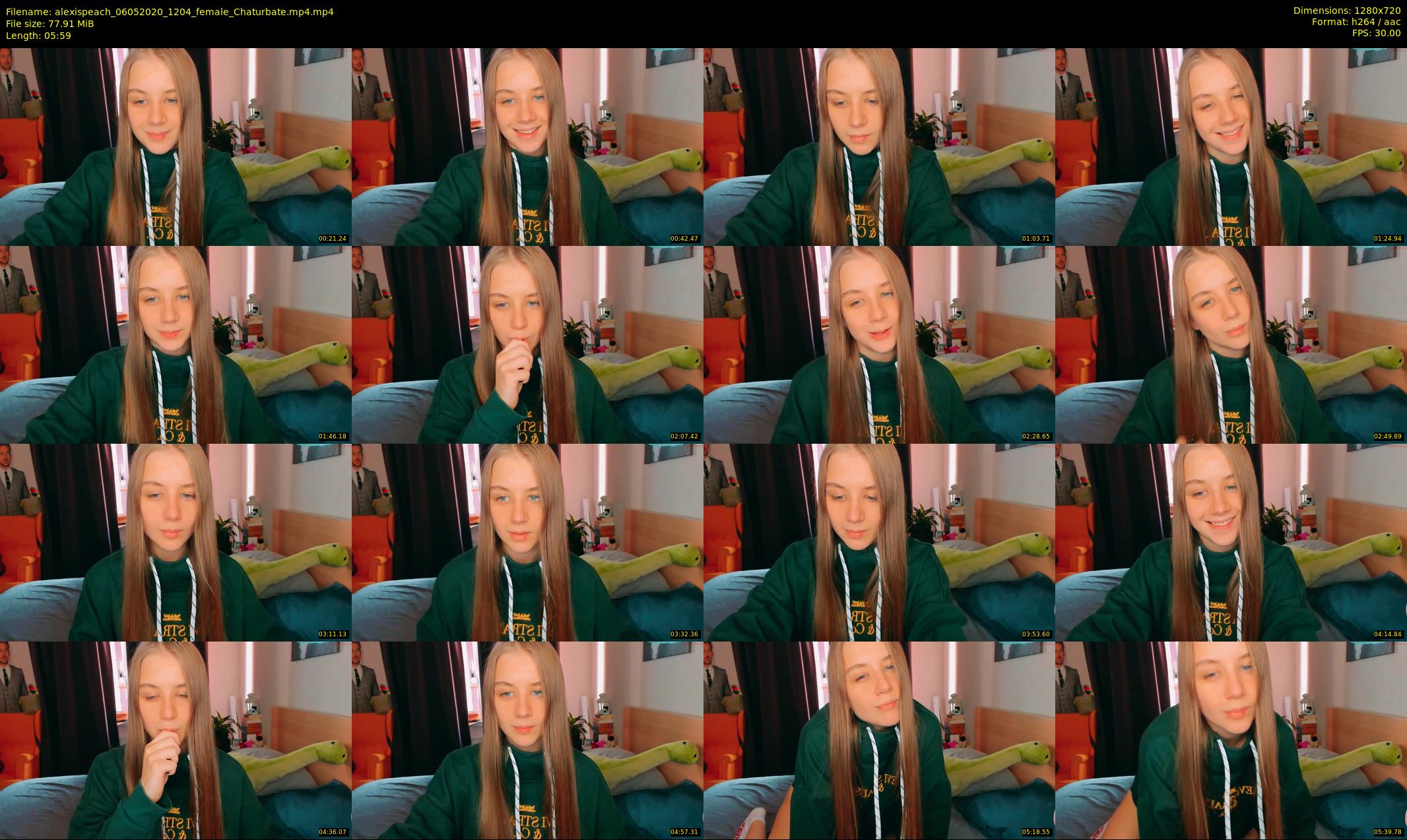 alexispeach — 6 minute Chaturbate female cam show recording, 720p, May 6, 2020