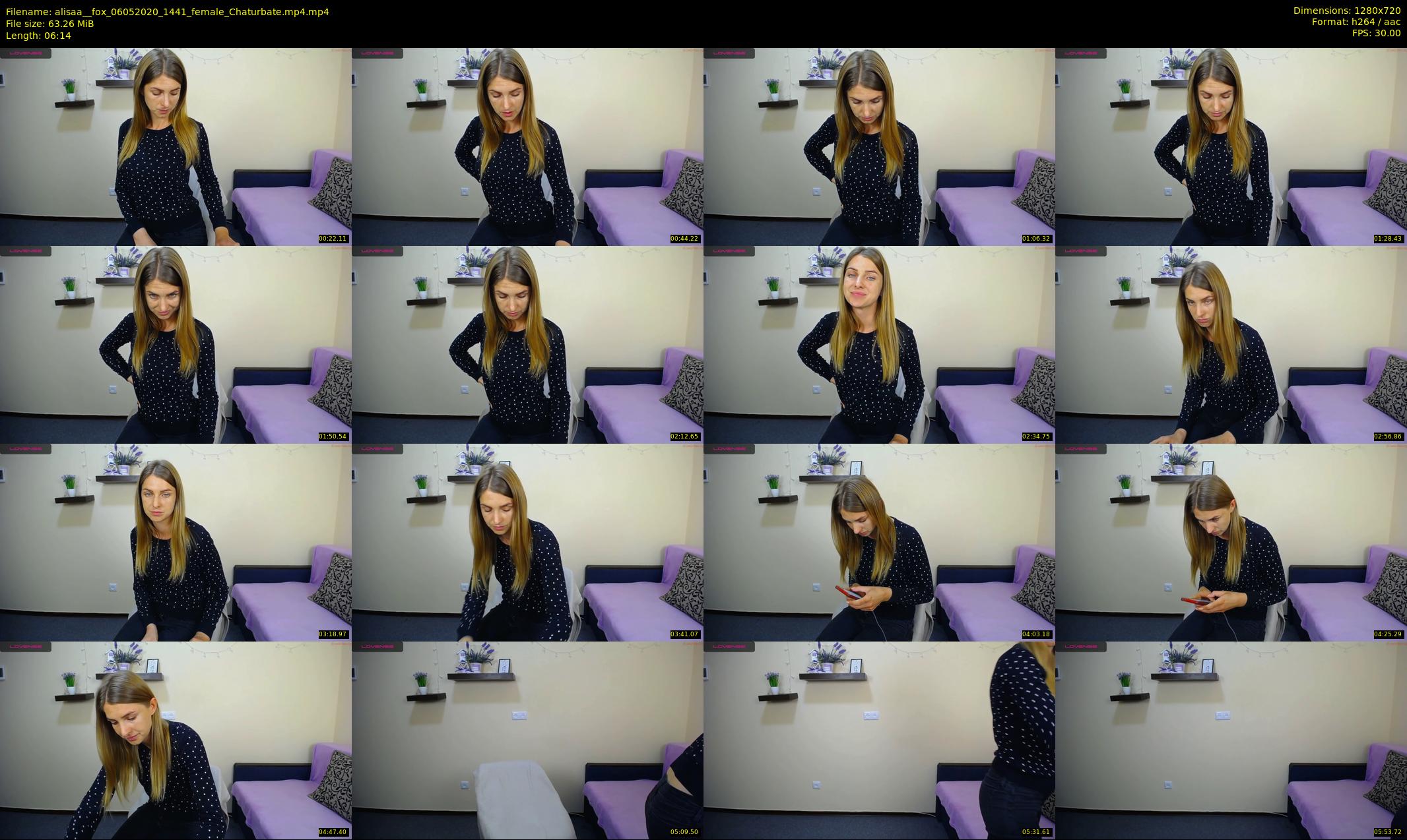 alisaa__fox — 7 minute Chaturbate female cam show recording, 720p, May 6, 2020
