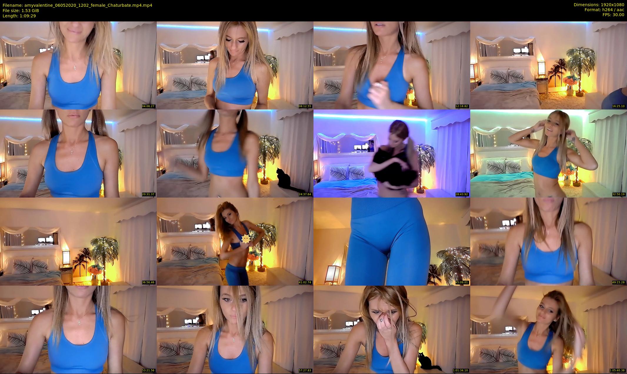 amyvalentine — 70 minute Chaturbate female cam show recording, 1080p, May 6, 2020