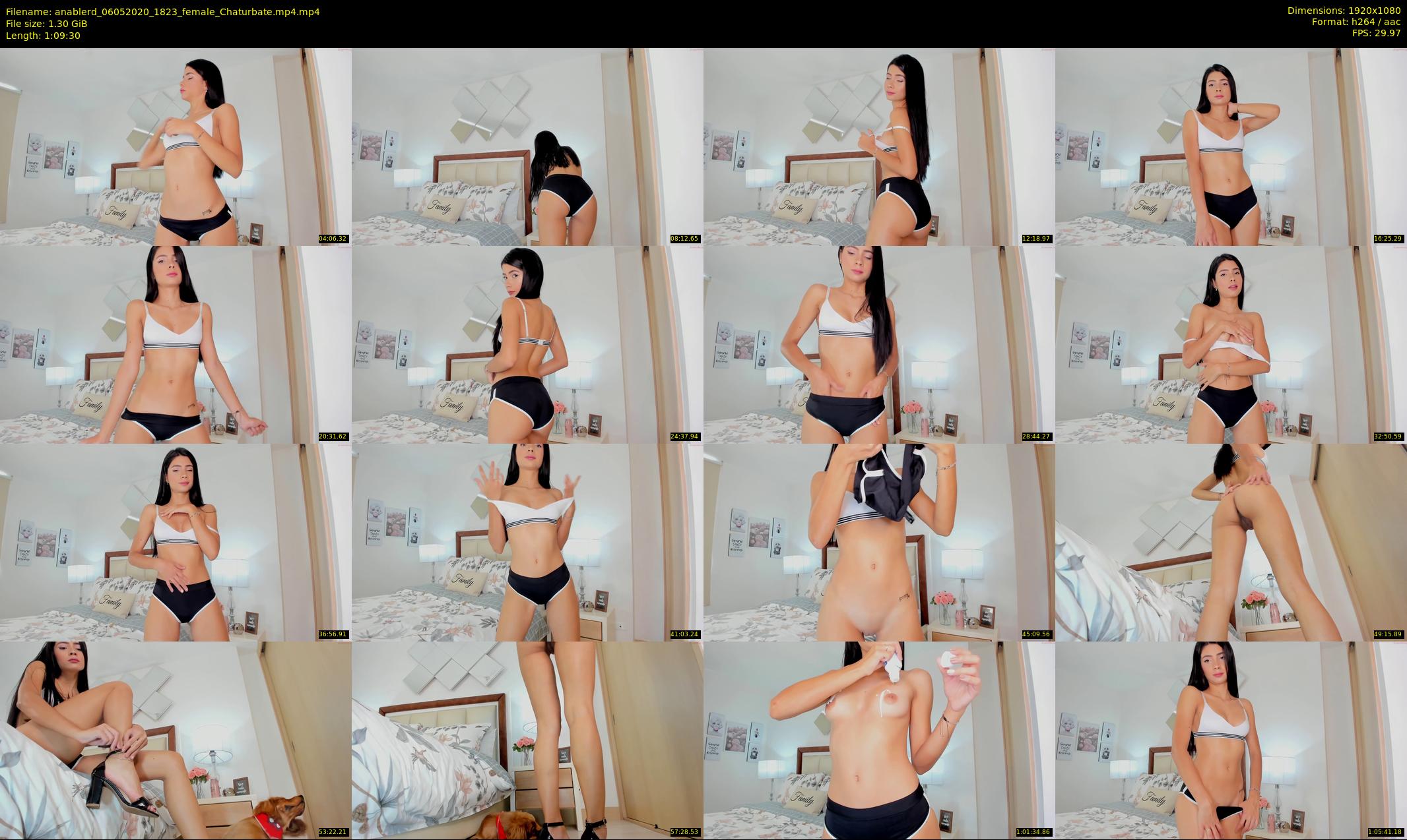 anablerd — 70 minute Chaturbate female cam show recording, 1080p, May 6, 2020