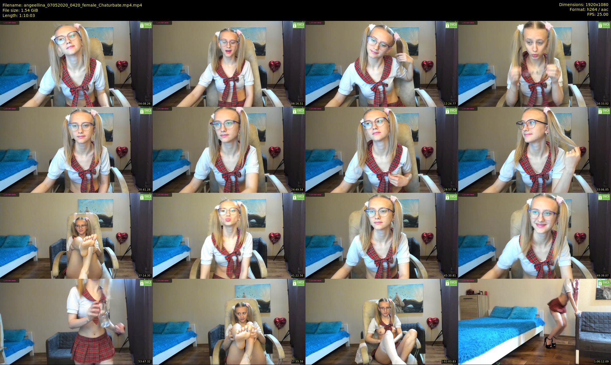 angeellina — 71 minute Chaturbate female cam show recording, 1080p, May 7, 2020