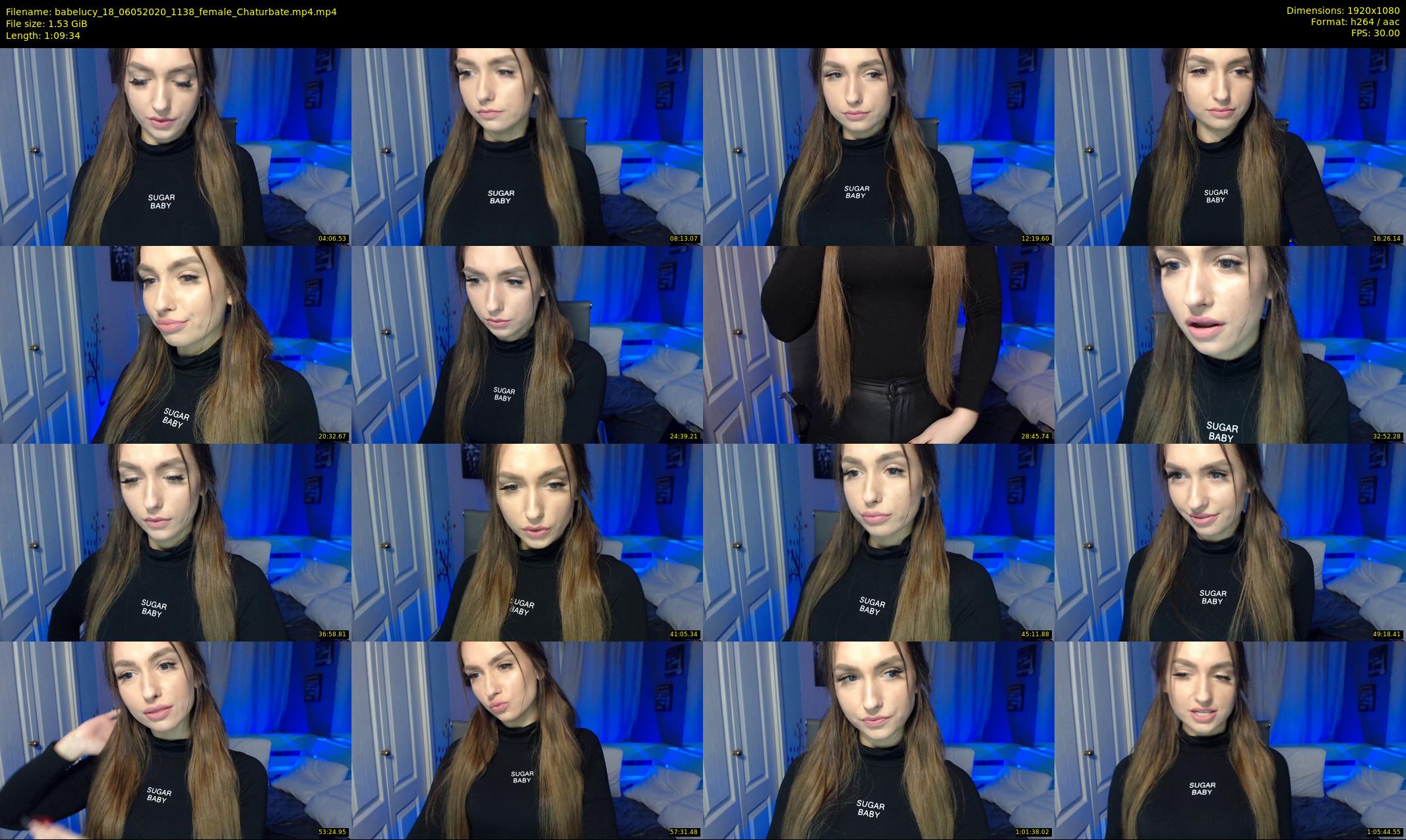 babelucy_18 — 70 minute Chaturbate female cam show recording, 1080p, May 6, 2020