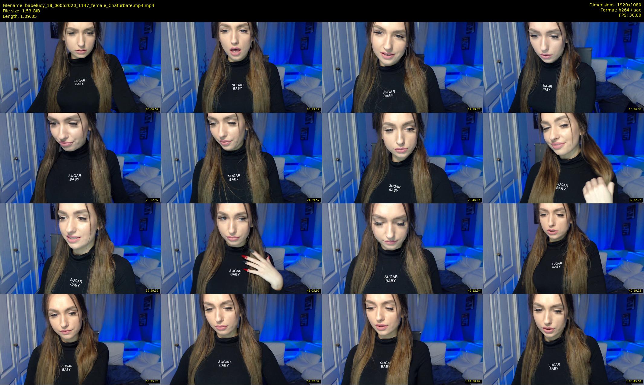 babelucy_18 — 70 minute Chaturbate female cam show recording, 1080p, May 6, 2020