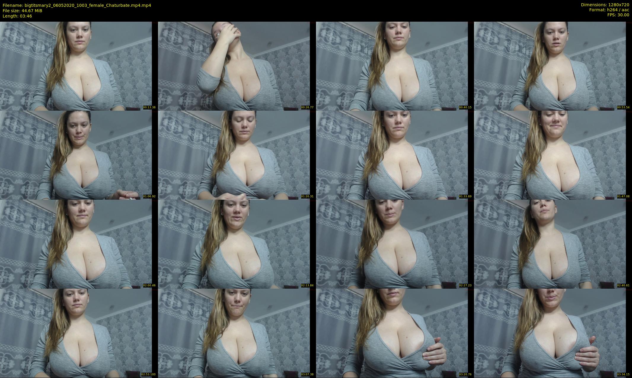 bigtitsmary2 — 4 minute Chaturbate female cam show recording, 720p, May 6, 2020