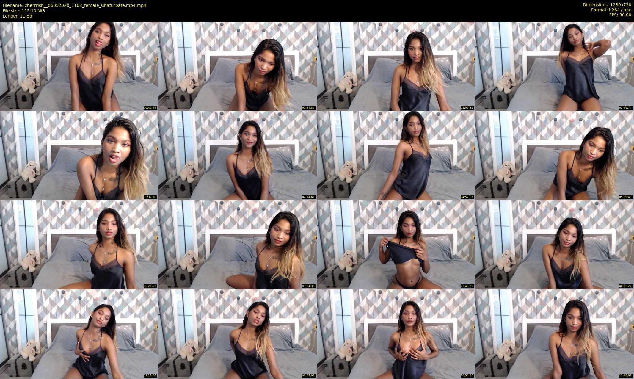 cherrrish_ — 12 minute Chaturbate female cam show recording, 720p, May 6, 2020