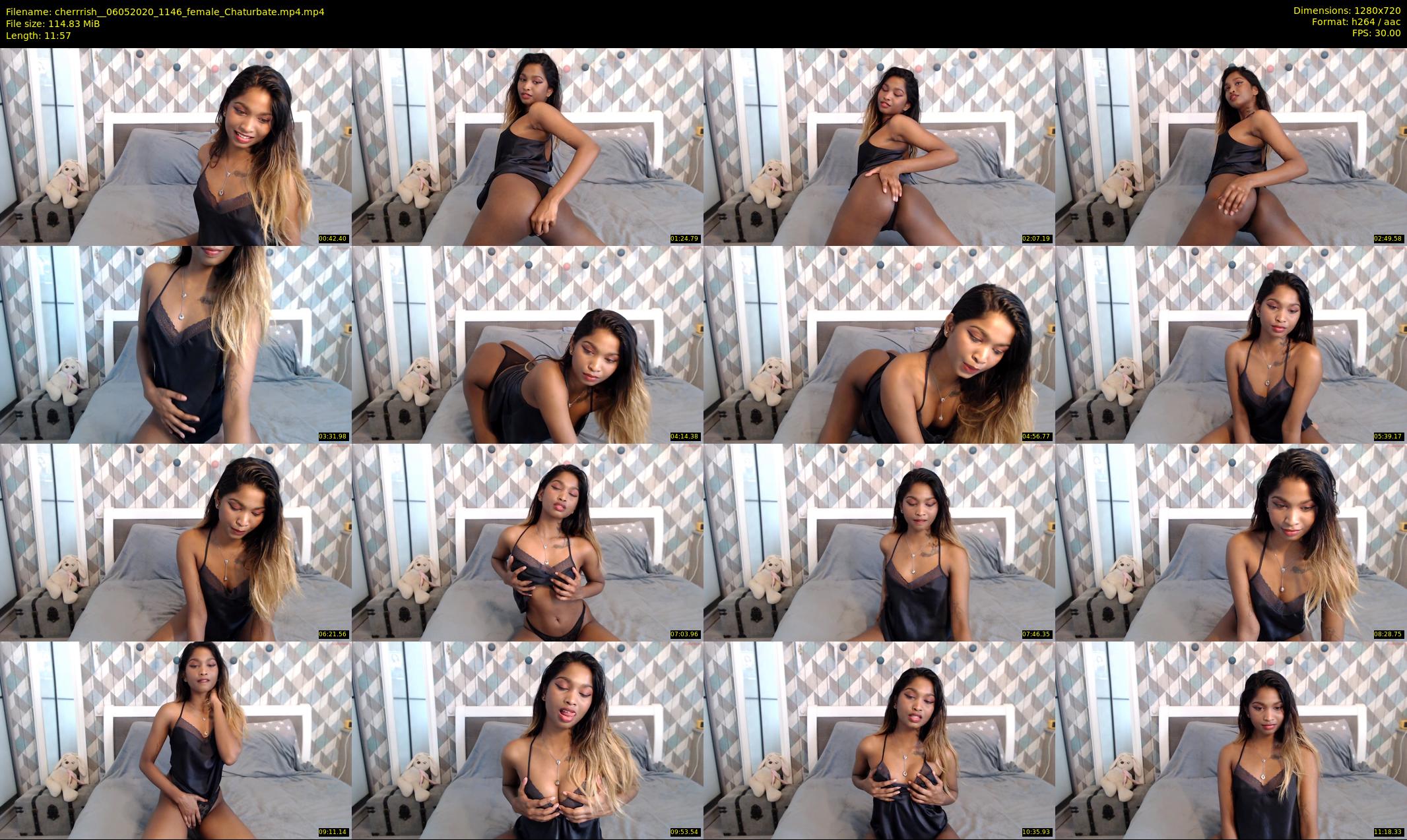 cherrrish_ — 12 minute Chaturbate female cam show recording, 720p, May 6, 2020