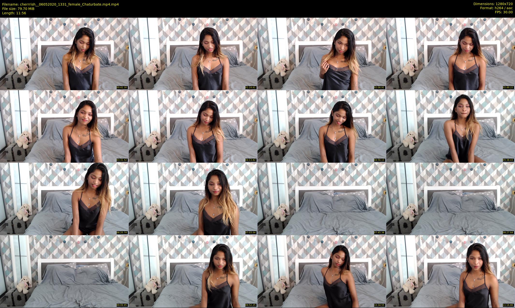 cherrrish_ — 12 minute Chaturbate female cam show recording, 720p, May 6, 2020