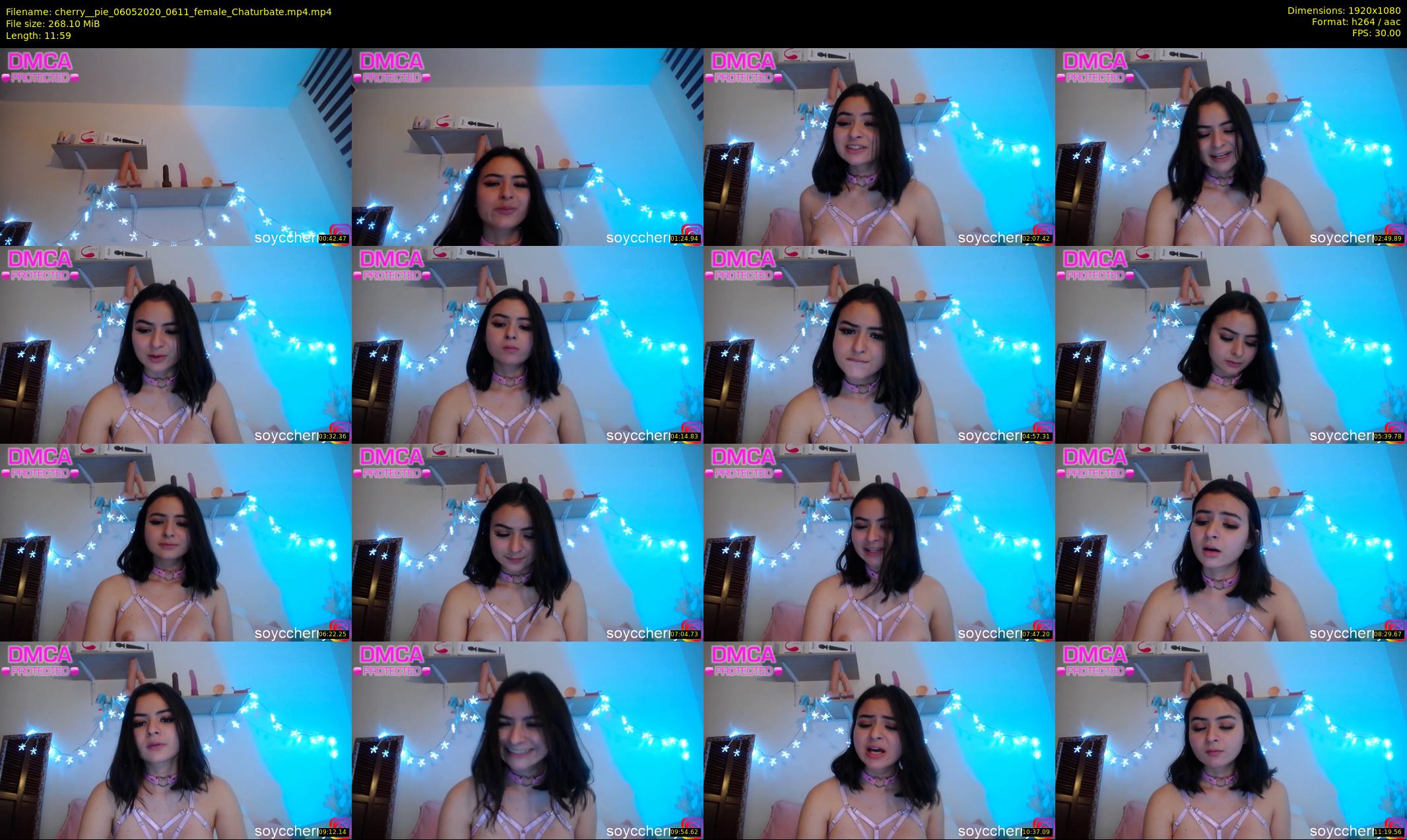 cherry__pie — 12 minute Chaturbate female cam show recording, 1080p, May 6, 2020