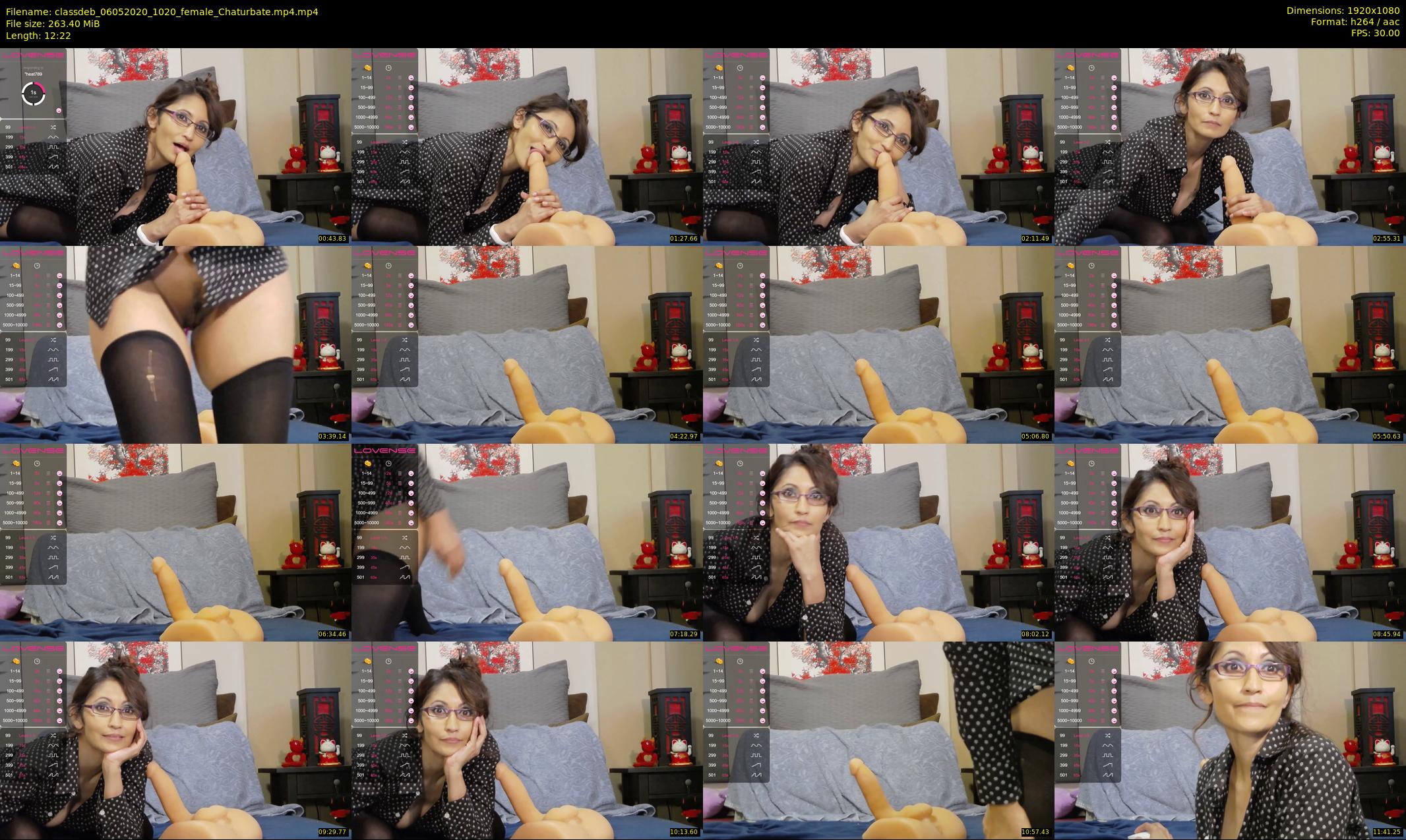 classdeb — 13 minute Chaturbate female cam show recording, 1080p, May 6, 2020
