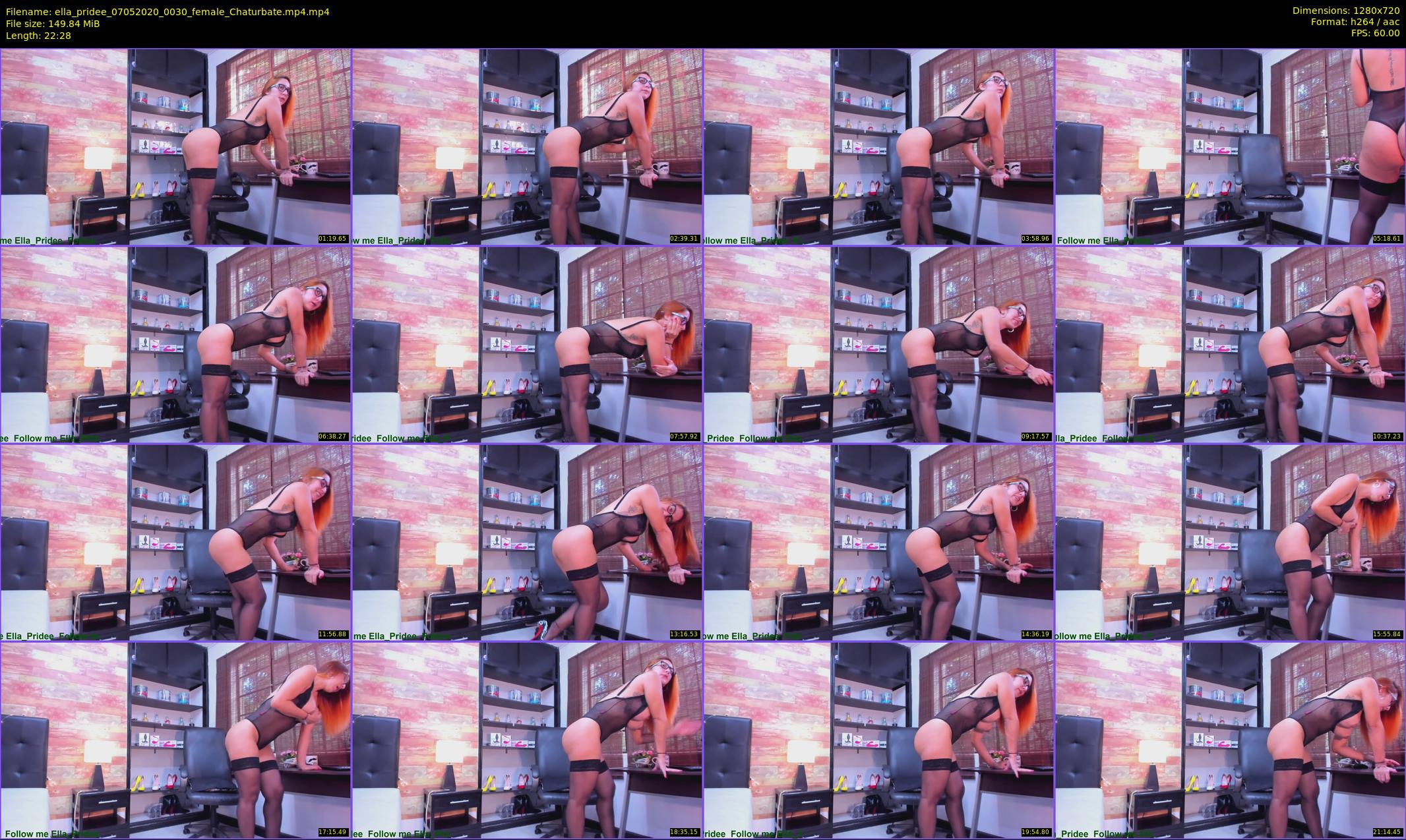 ella_pridee — 23 minute Chaturbate female cam show recording, 720p, May 7, 2020