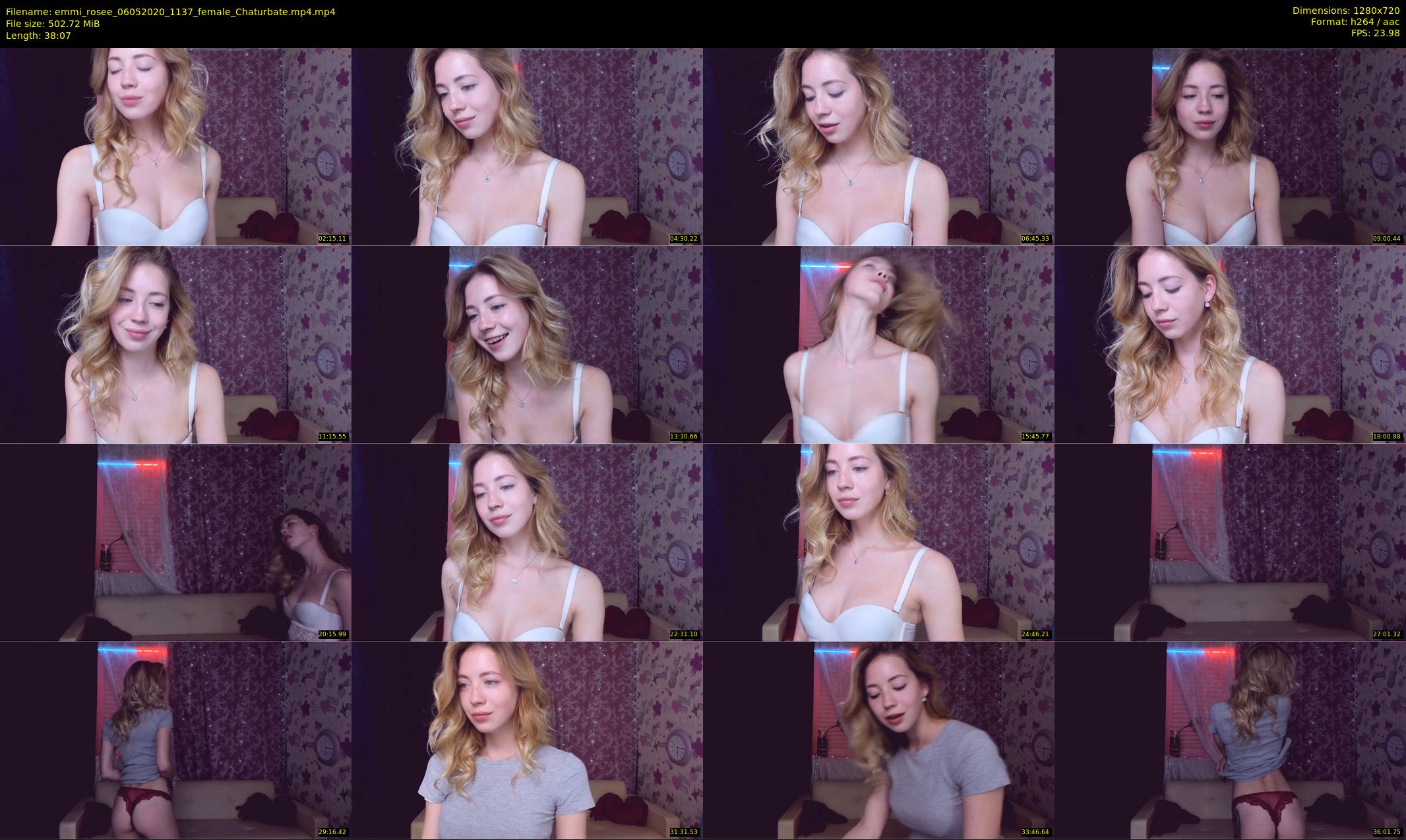 emmi_rosee — 39 minute Chaturbate female cam show recording, 720p, May 6, 2020