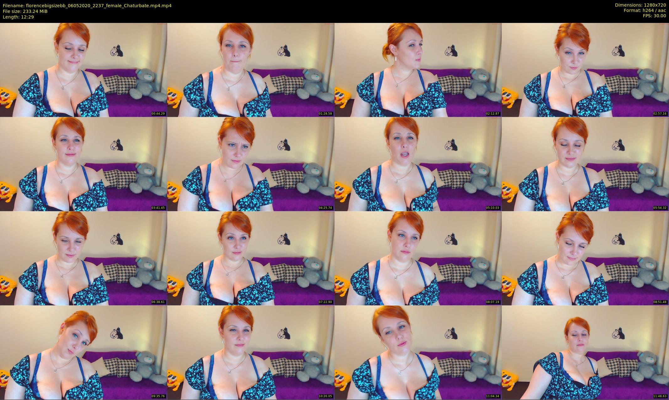 florencebigsizebb — 13 minute Chaturbate female cam show recording, 720p, May 6, 2020
