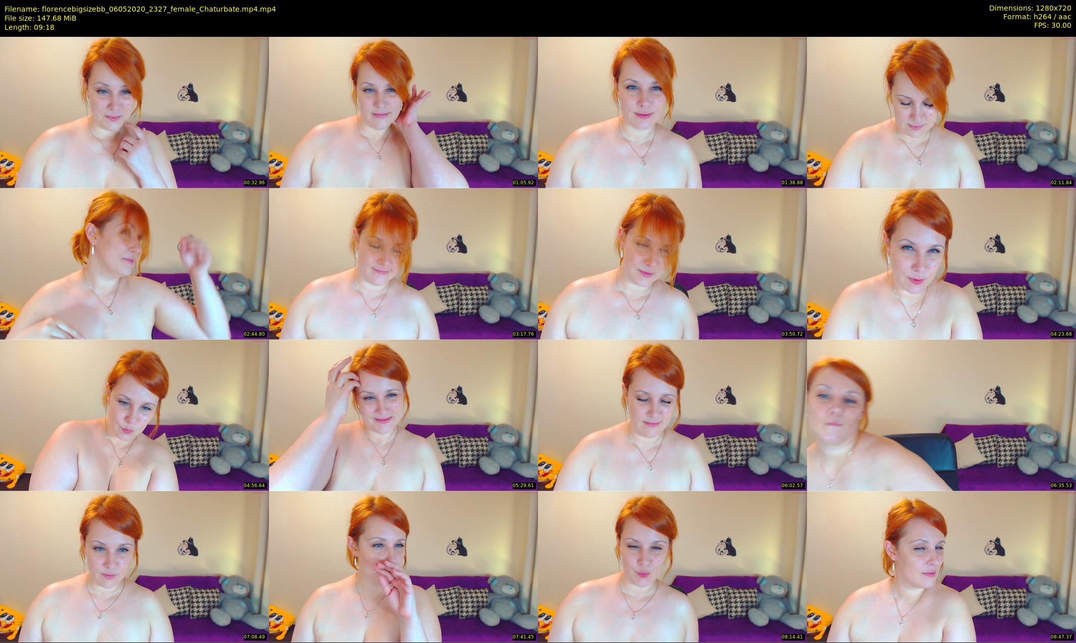 florencebigsizebb — 10 minute Chaturbate female cam show recording, 720p, May 6, 2020