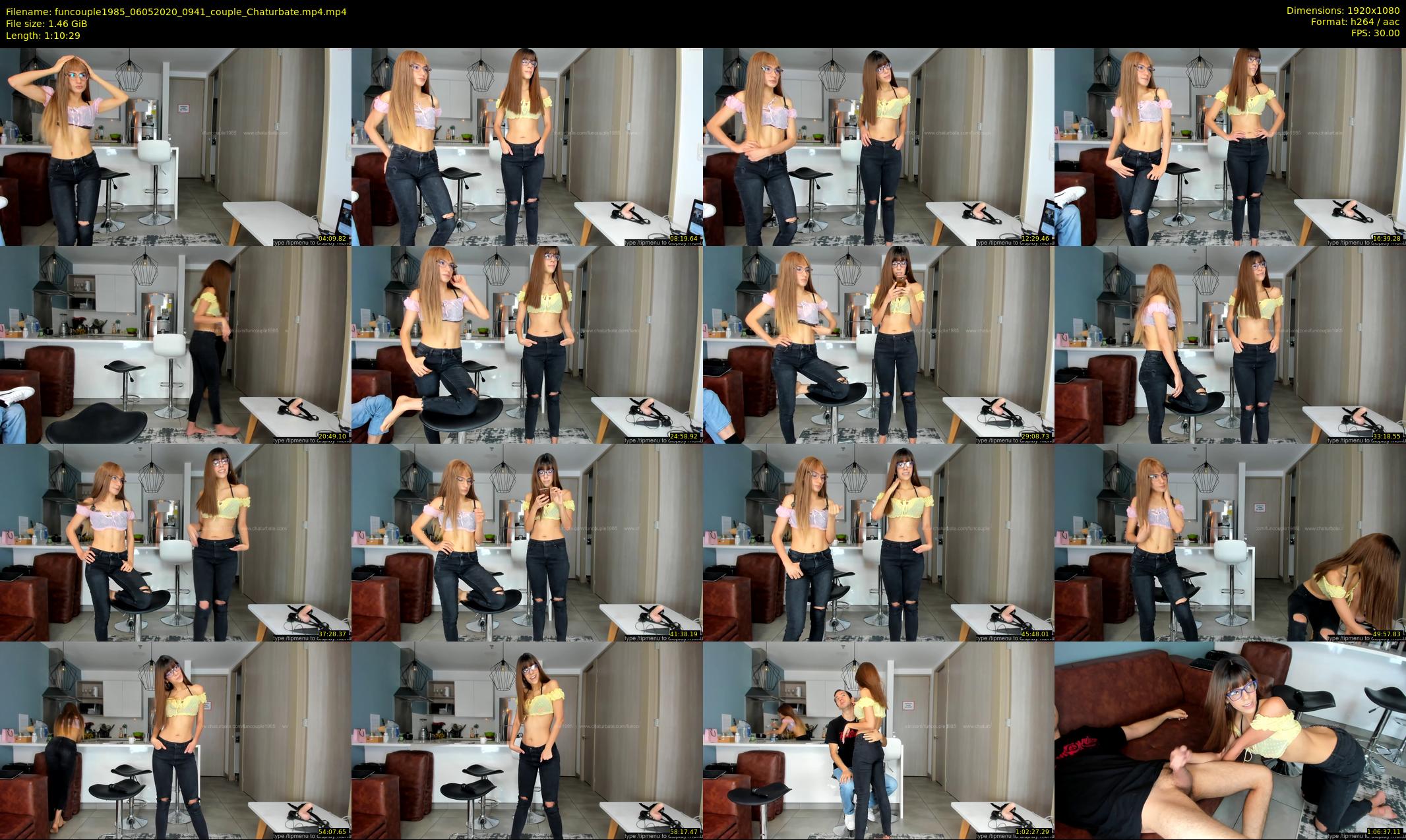 funcouple1985 — 71 minute Chaturbate couple cam show recording, 1080p, May 6, 2020